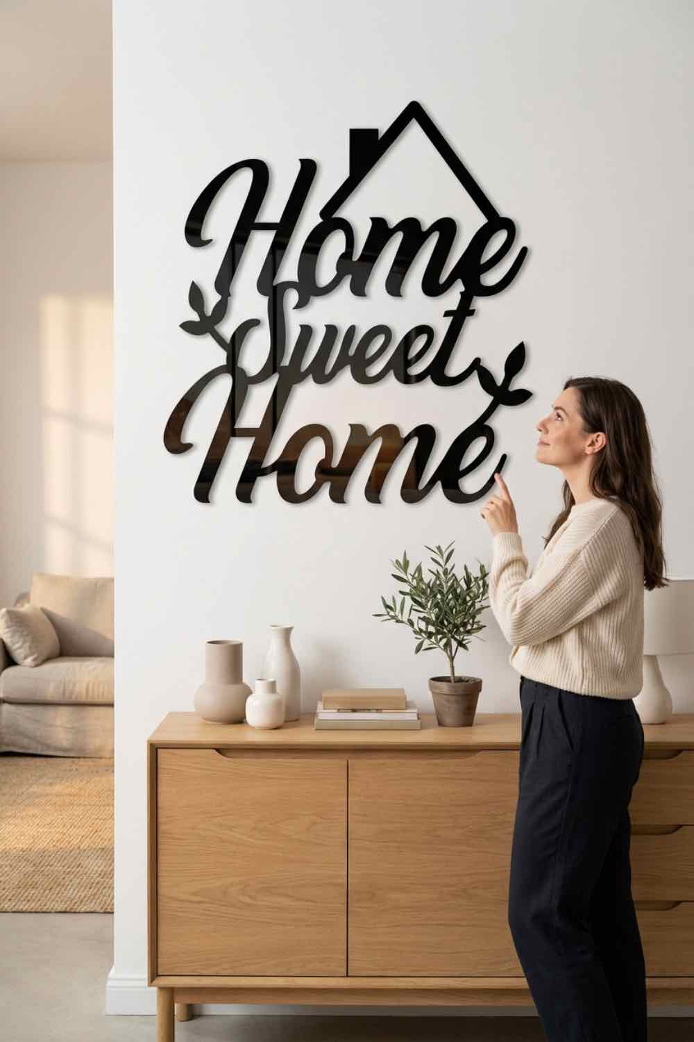 Home sweet home - Cuadro decorativo | Cortayrecorta.es