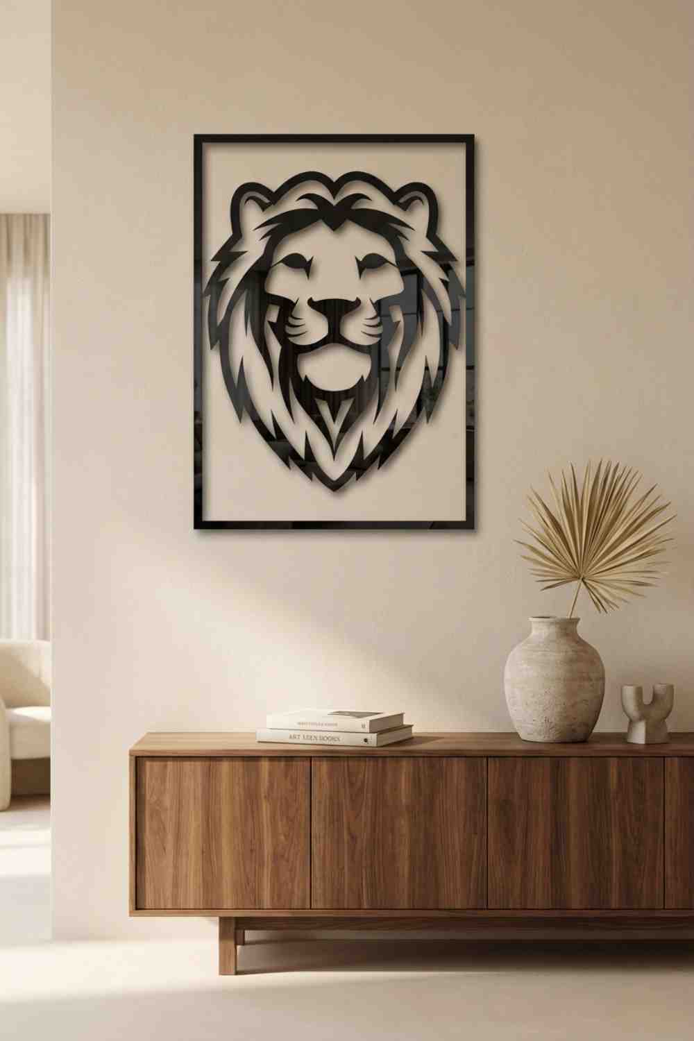 Lion - Cuadro decorativo | Cortayrecorta.es