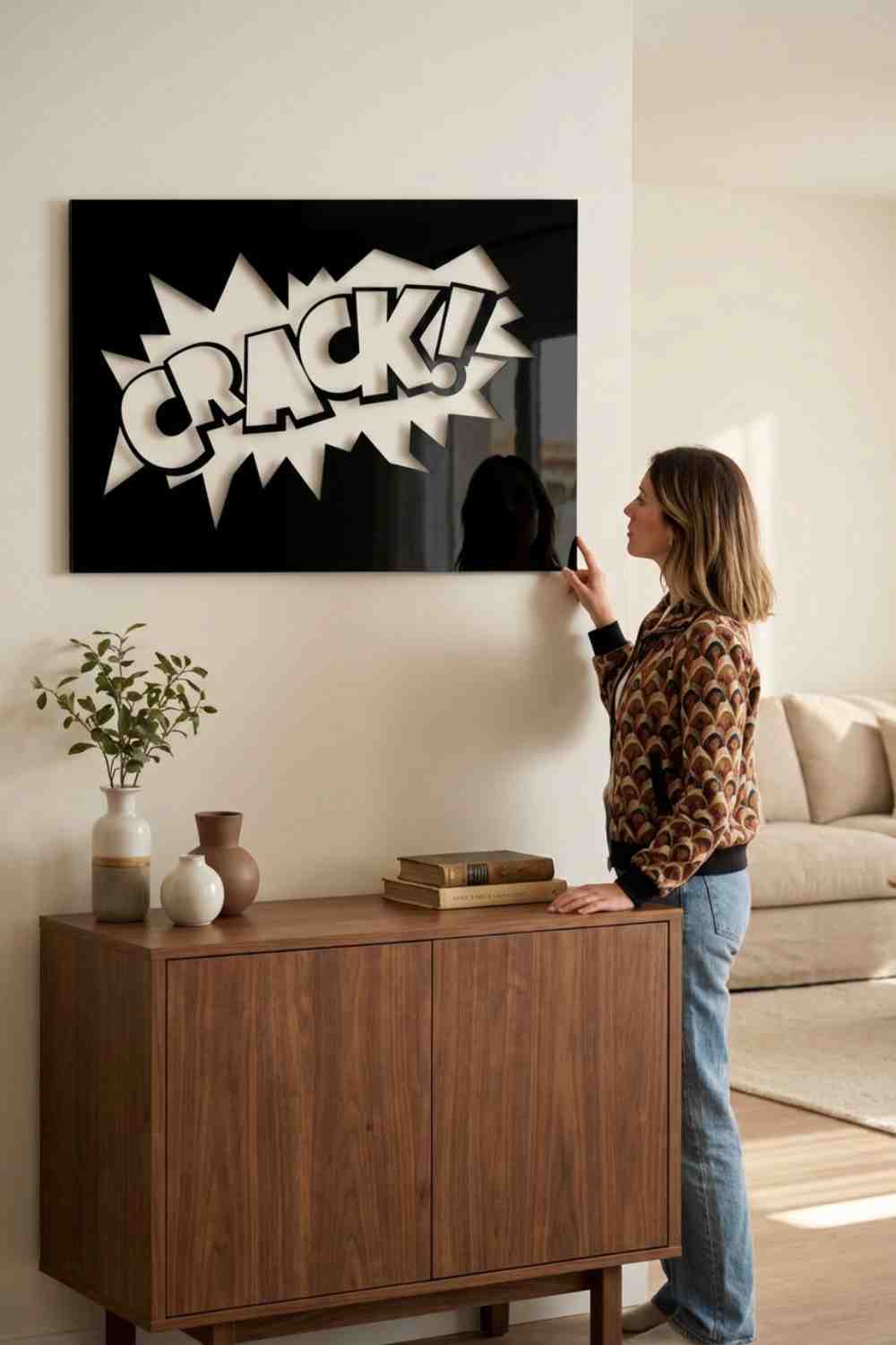 Lichtenstein, Crack! - Cuadro decorativo | Cortayrecorta.es