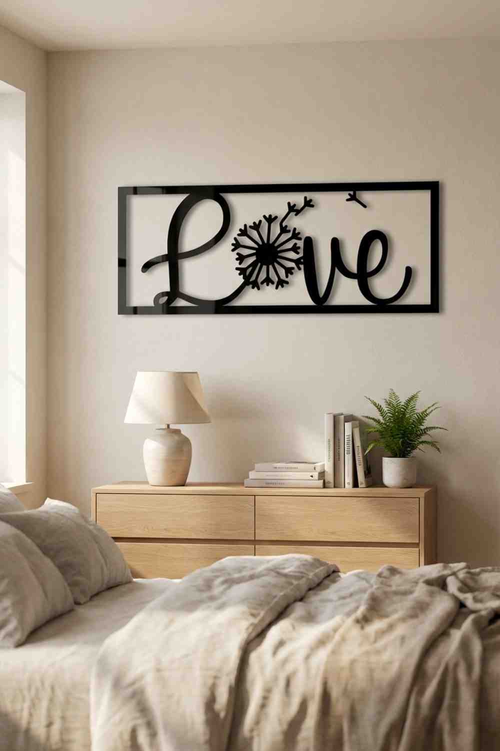 Love Diente De León - Cuadro decorativo | Cortayrecorta.es