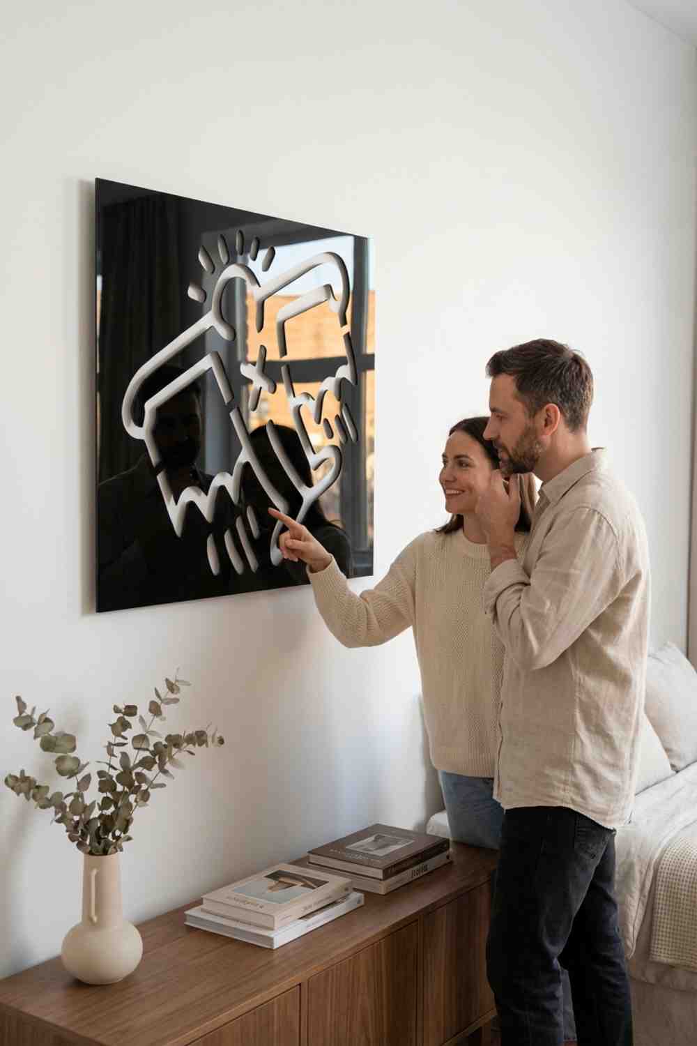 Super X, Keith Haring - Cuadro decorativo | Cortayrecorta.es