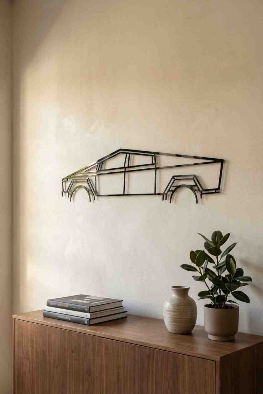 Tesla Cybertruck - Cuadro decorativo | Cortayrecorta.es