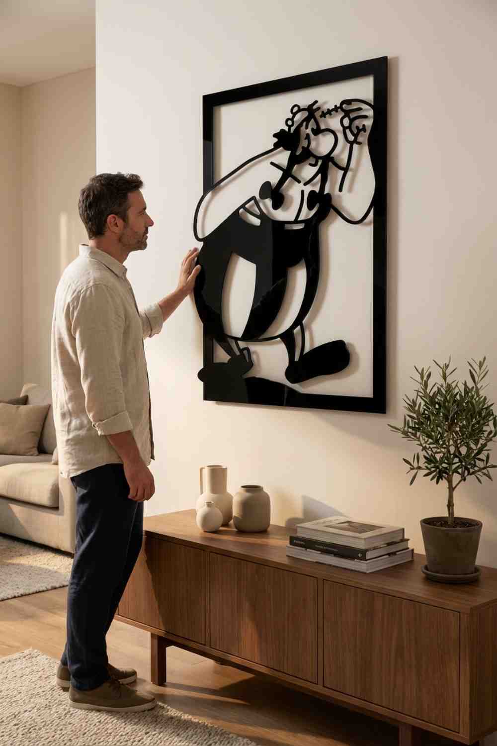 Obelix - Cuadro decorativo | Cortayrecorta.es