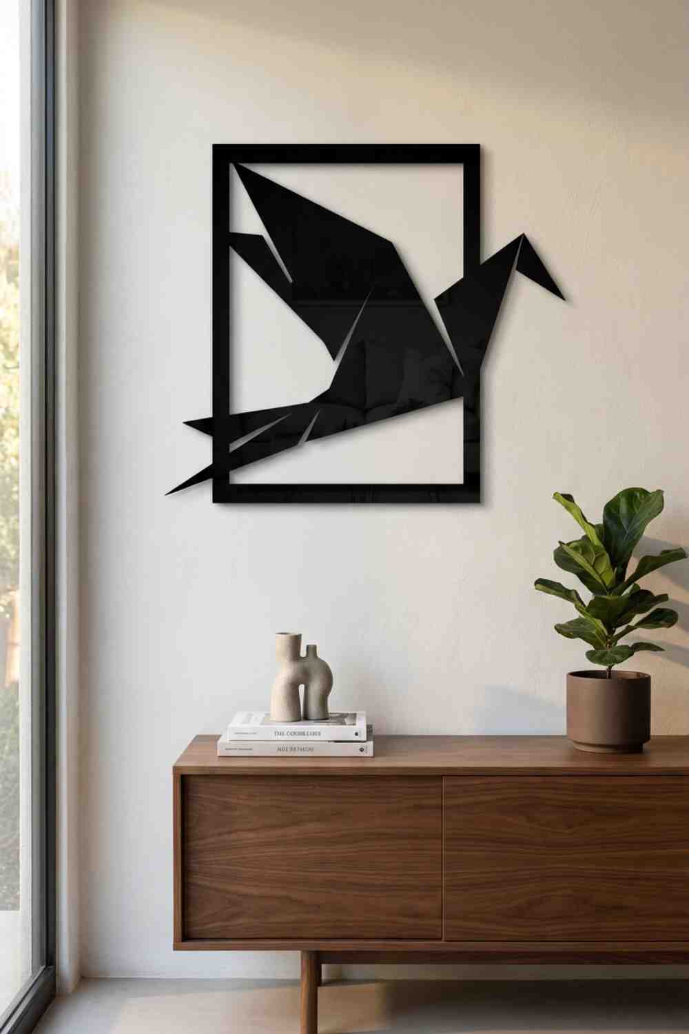 Pajarita - Cuadro decorativo | Cortayrecorta.es