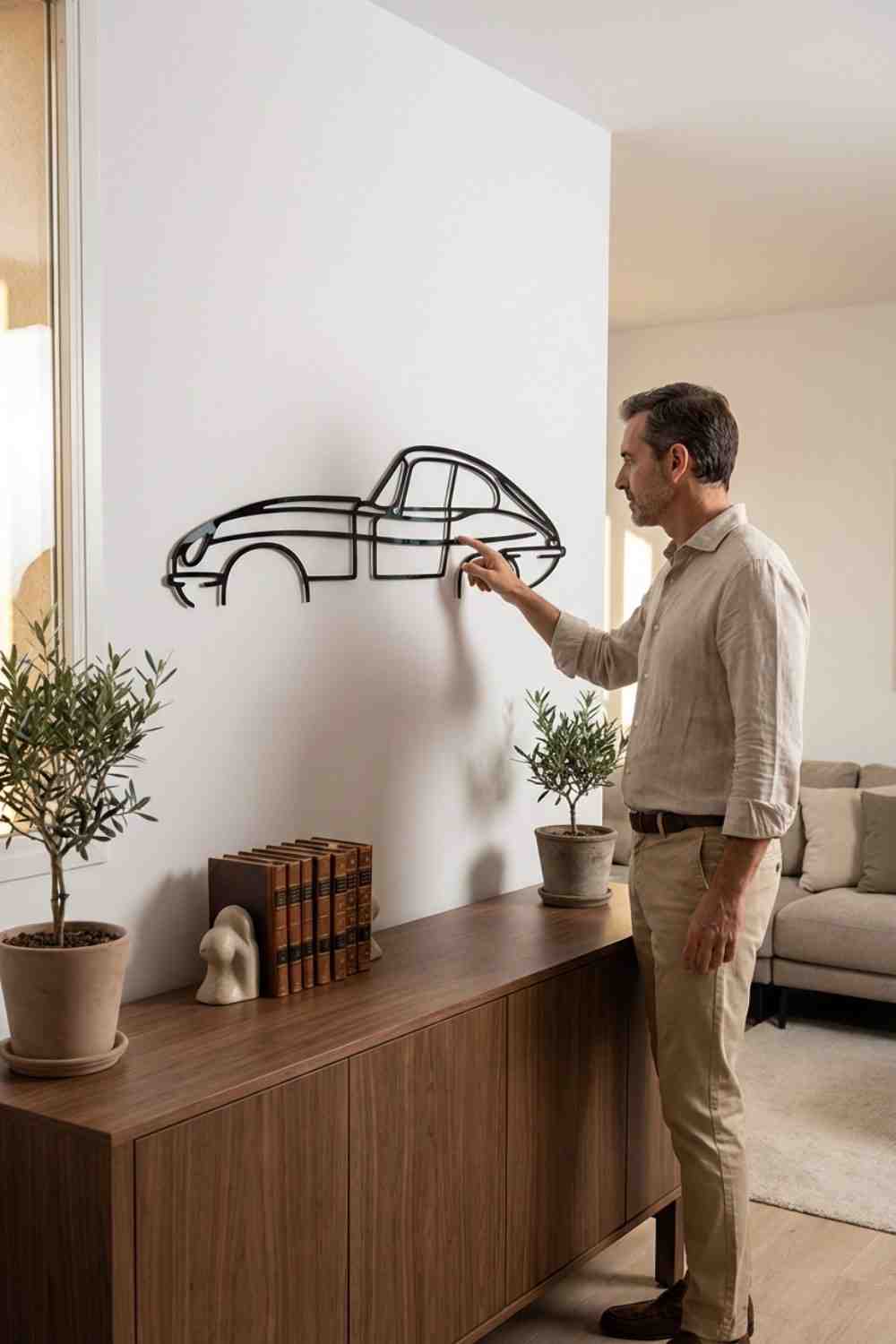 Jaguar E-Type - Cuadro decorativo | Cortayrecorta.es