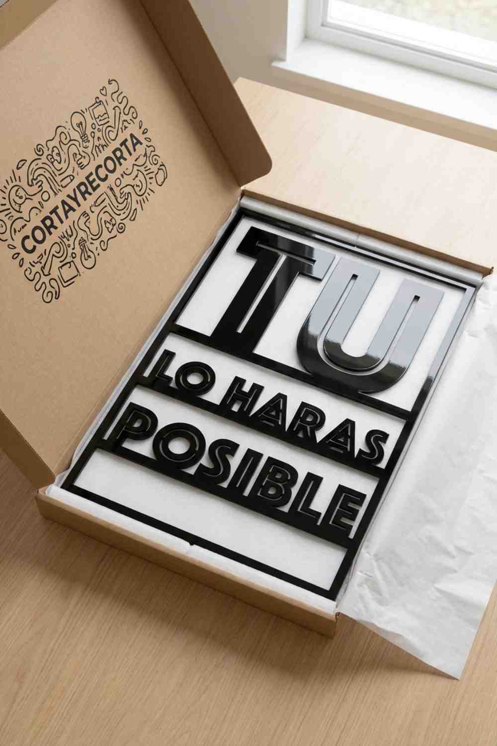 Tú Lo Harás Posible - Cuadro decorativo | Cortayrecorta.es