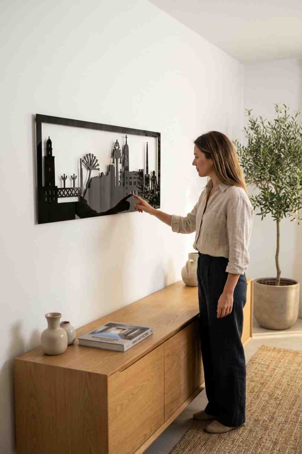 Malaga - Cuadro decorativo | Cortayrecorta.es
