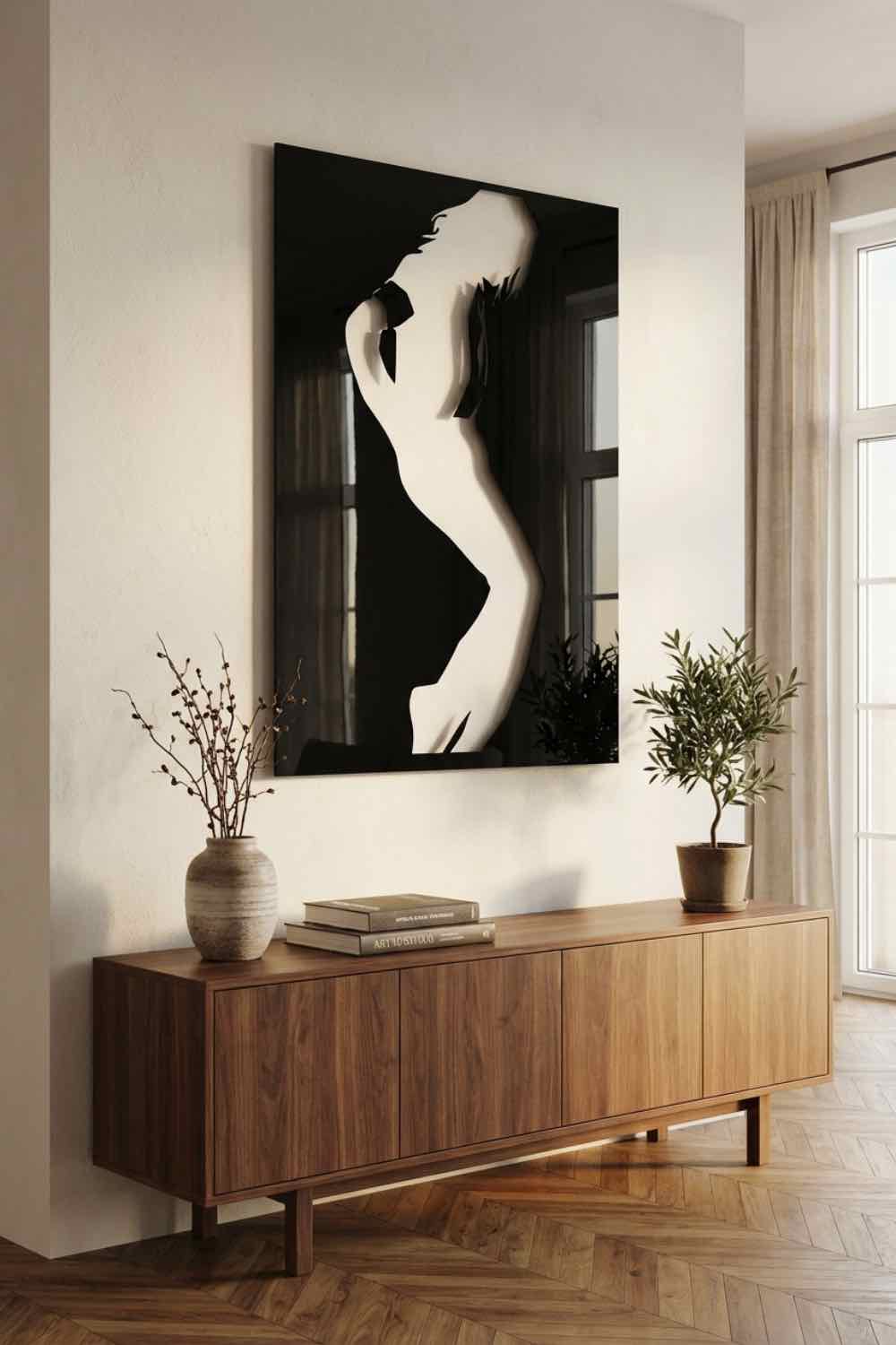 Michael Jackson Siluette - Cuadro decorativo | Cortayrecorta.es