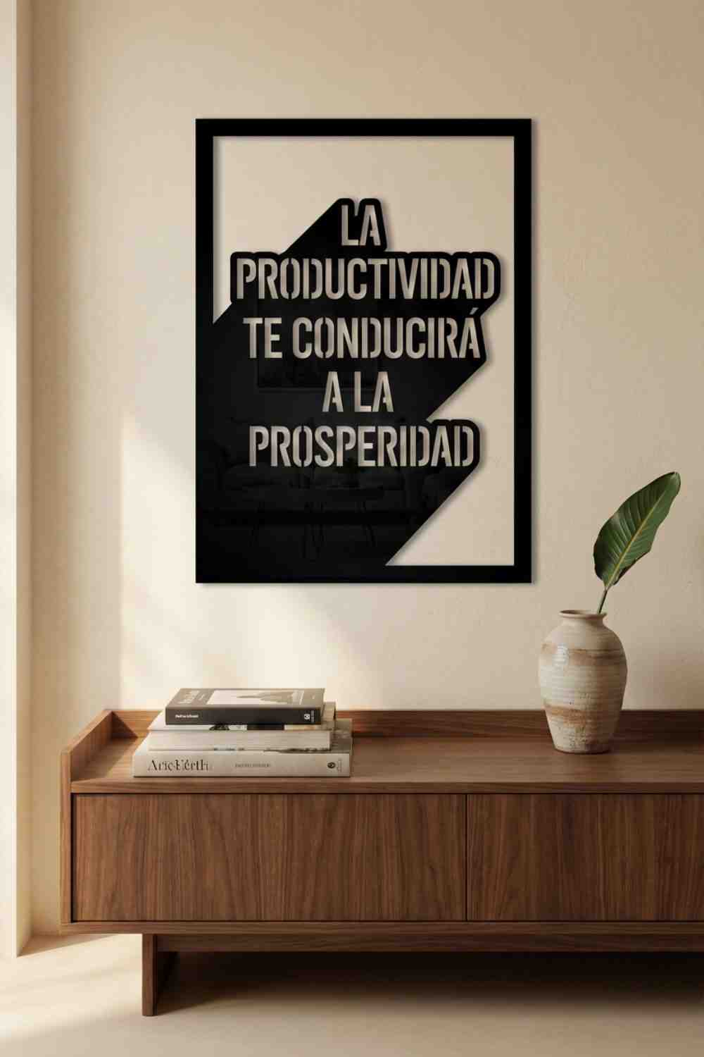 La productividad - Cuadro decorativo | Cortayrecorta.es