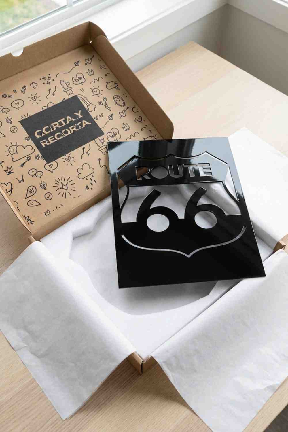 Route 66 - Cuadro decorativo | Cortayrecorta.es