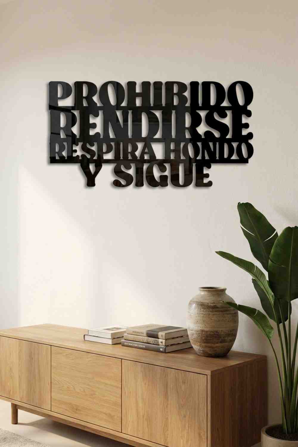 Prohibido Rendirse - Cuadro decorativo | Cortayrecorta.es