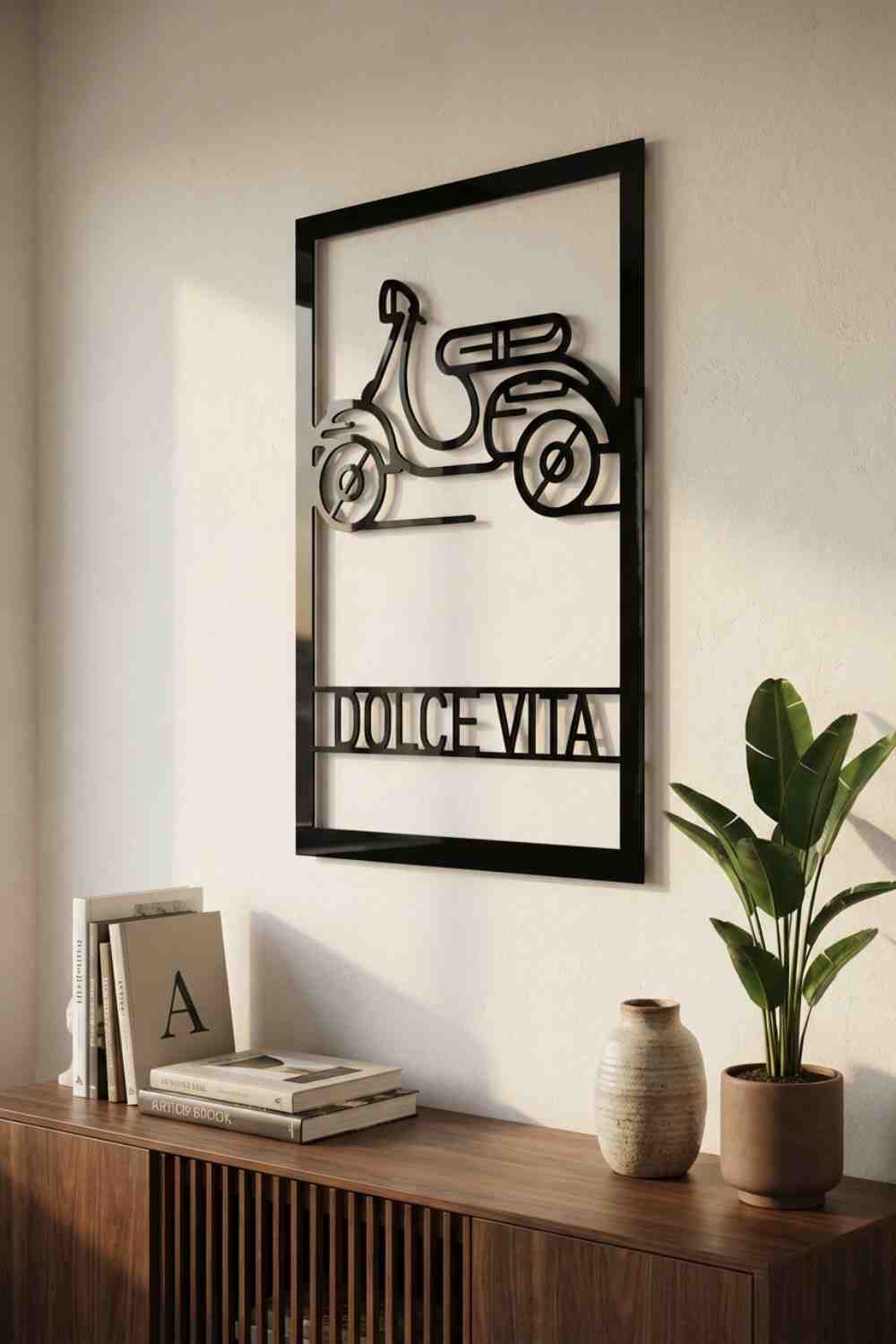 Love Vespa Y La Dolce Vita - Cuadro decorativo | Cortayrecorta.es
