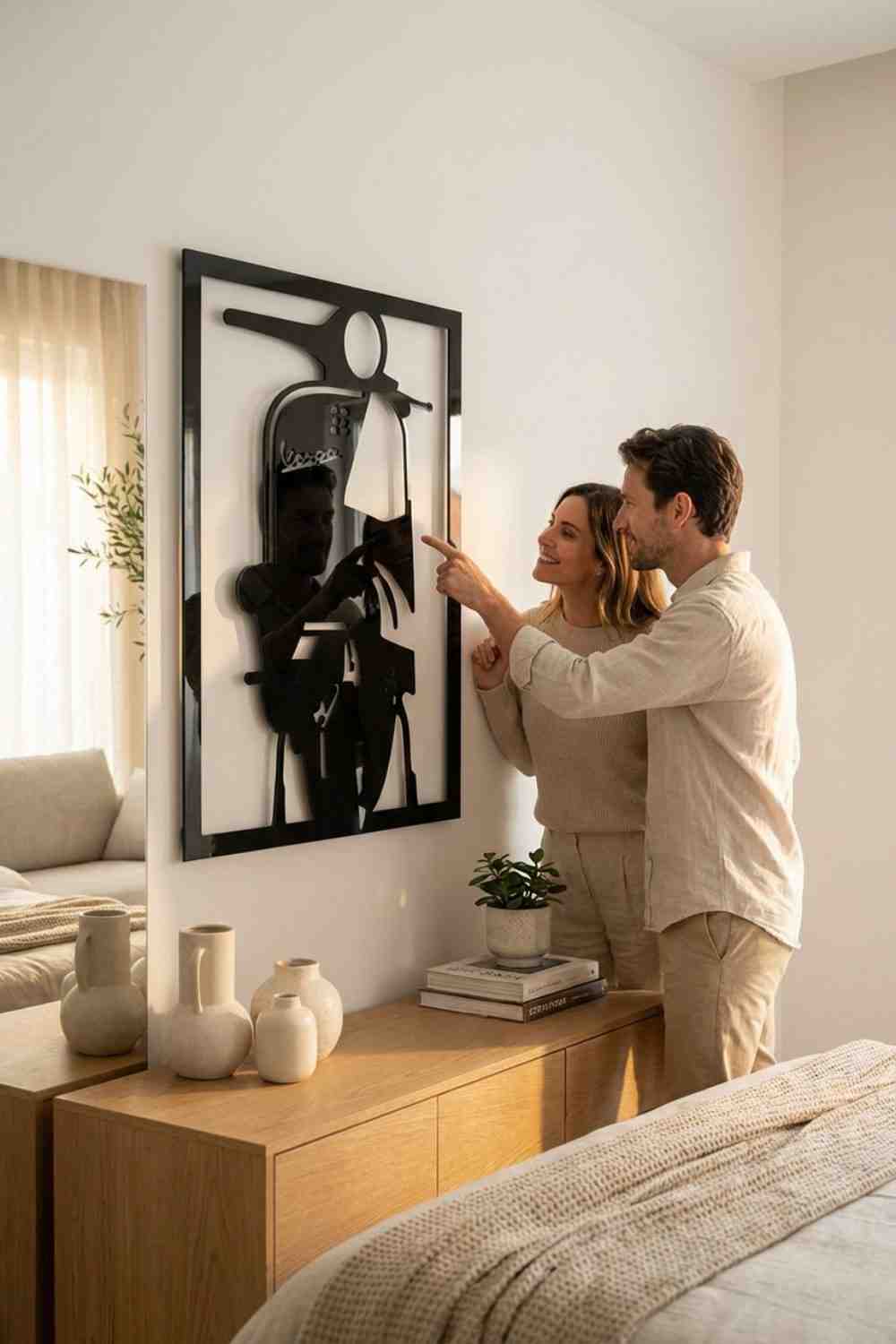Frontal De Mi Vespa - Cuadro decorativo | Cortayrecorta.es