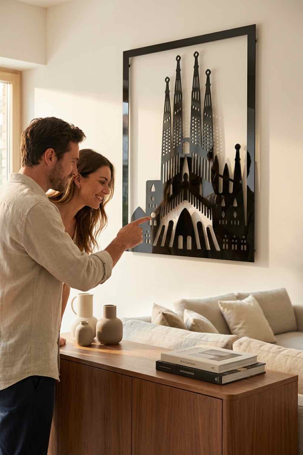 Sagrada Familia Barcelona - Cuadro decorativo | Cortayrecorta.es