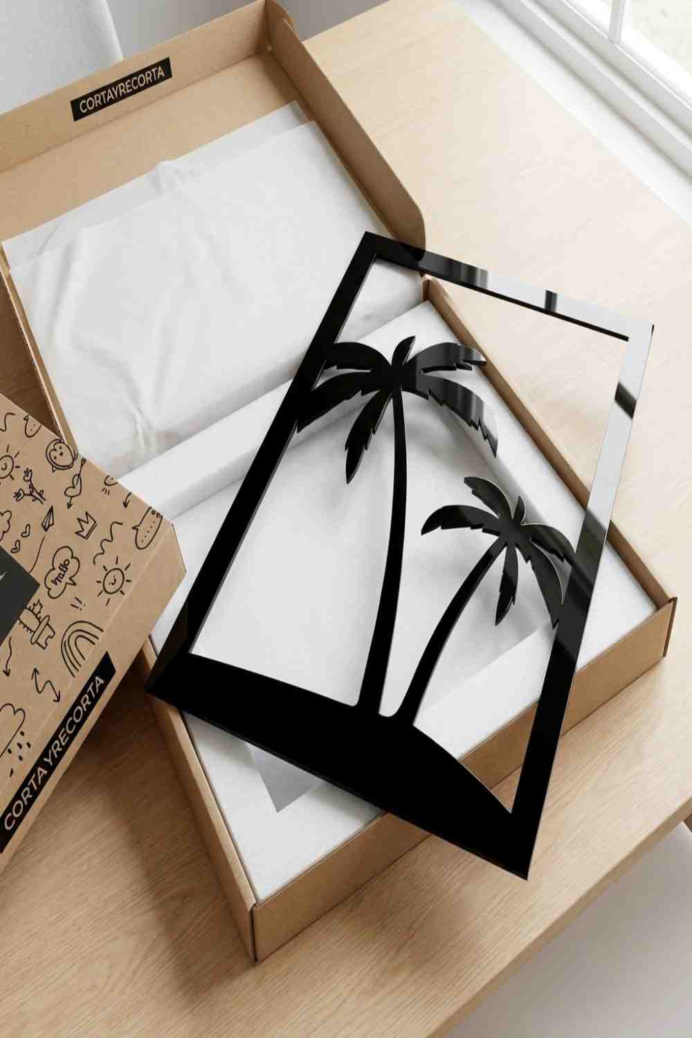 Palmeras - Cuadro decorativo | Cortayrecorta.es