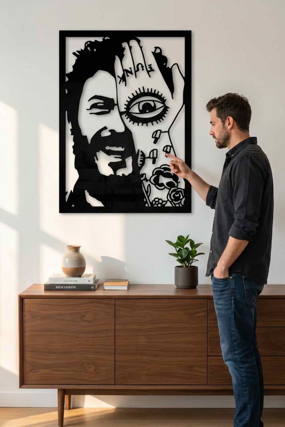 Juanito Makande - Cuadro decorativo | Cortayrecorta.es