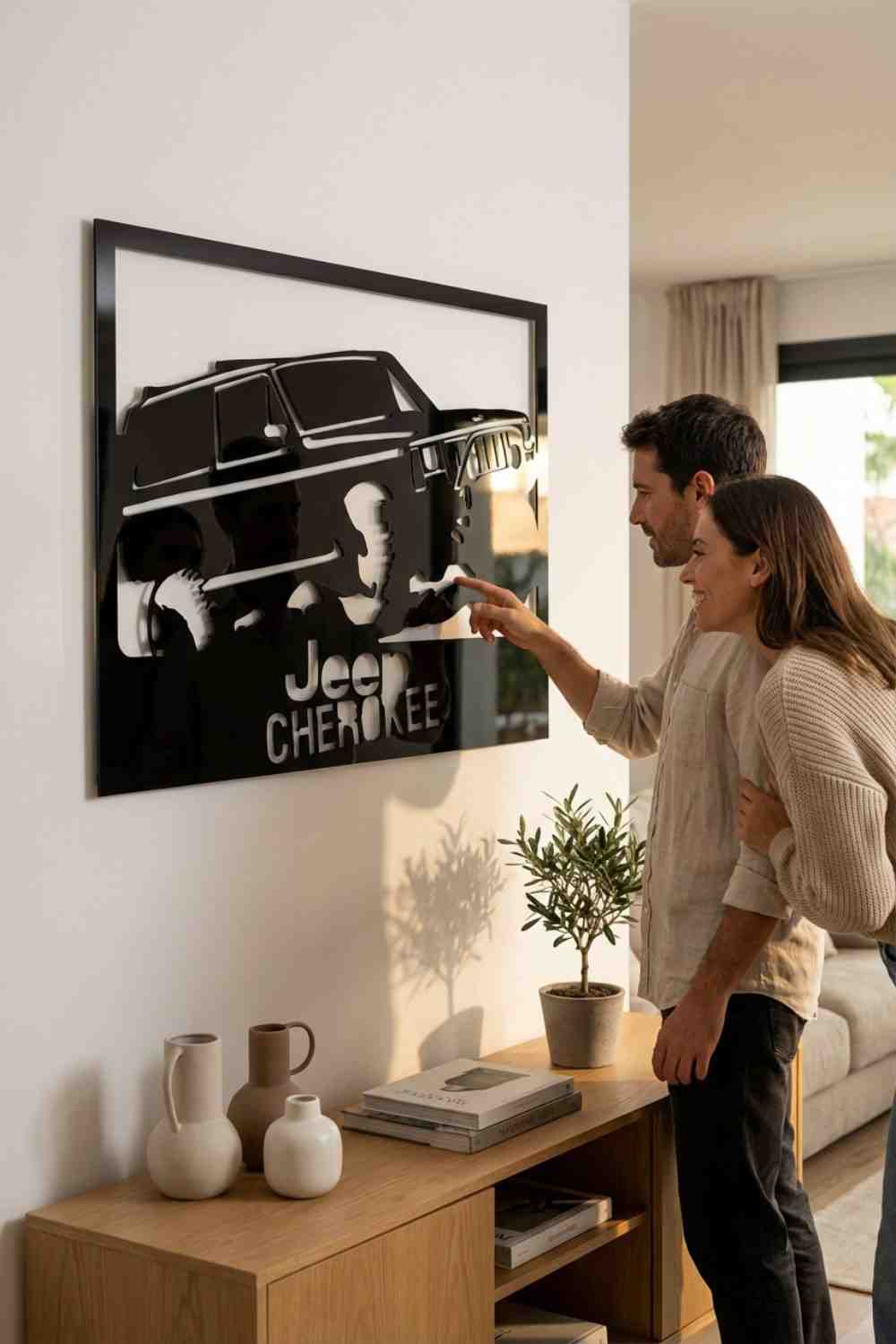 Jeep Cherokee - Cuadro decorativo | Cortayrecorta.es
