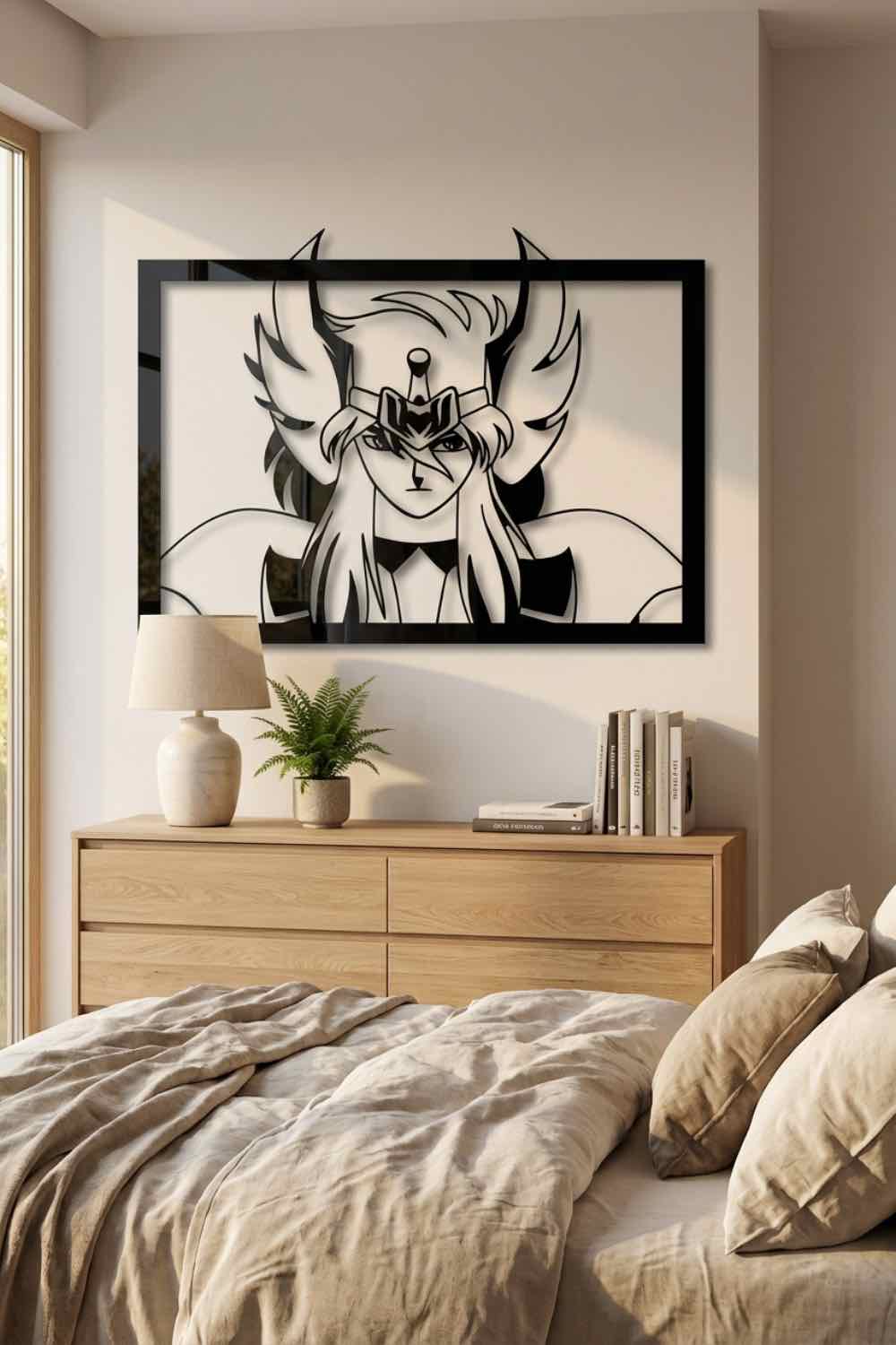 Hyõga De Cisne - Caballeros Del Zodiaco - Cuadro decorativo | Cortayrecorta.es