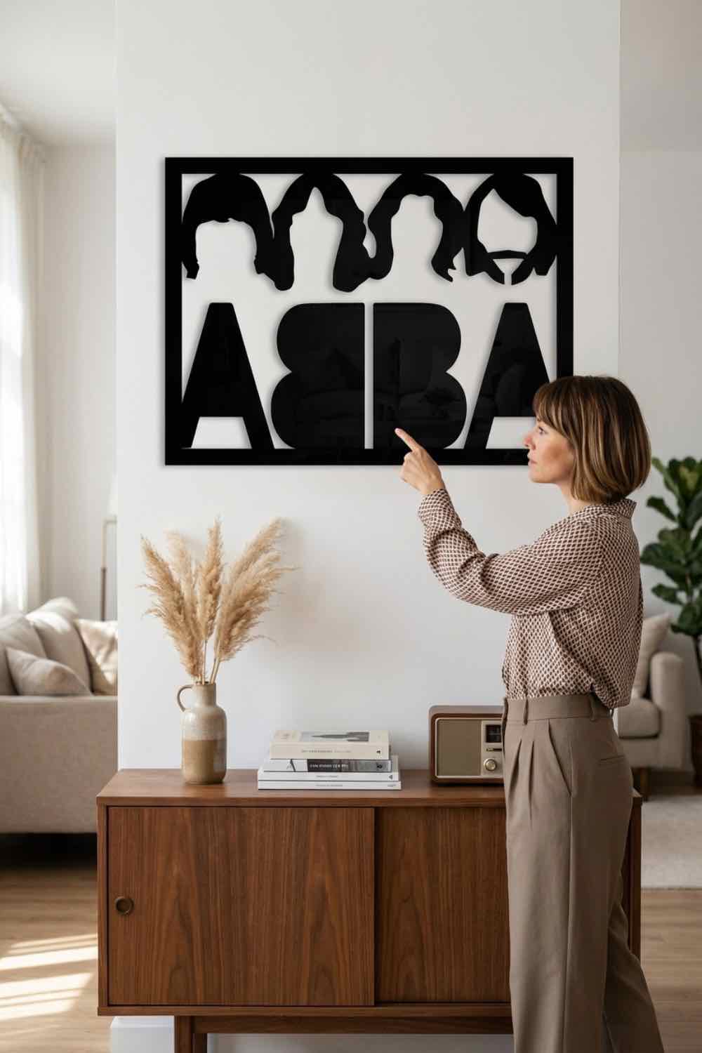 Abba Pelucas - Cuadro decorativo | Cortayrecorta.es