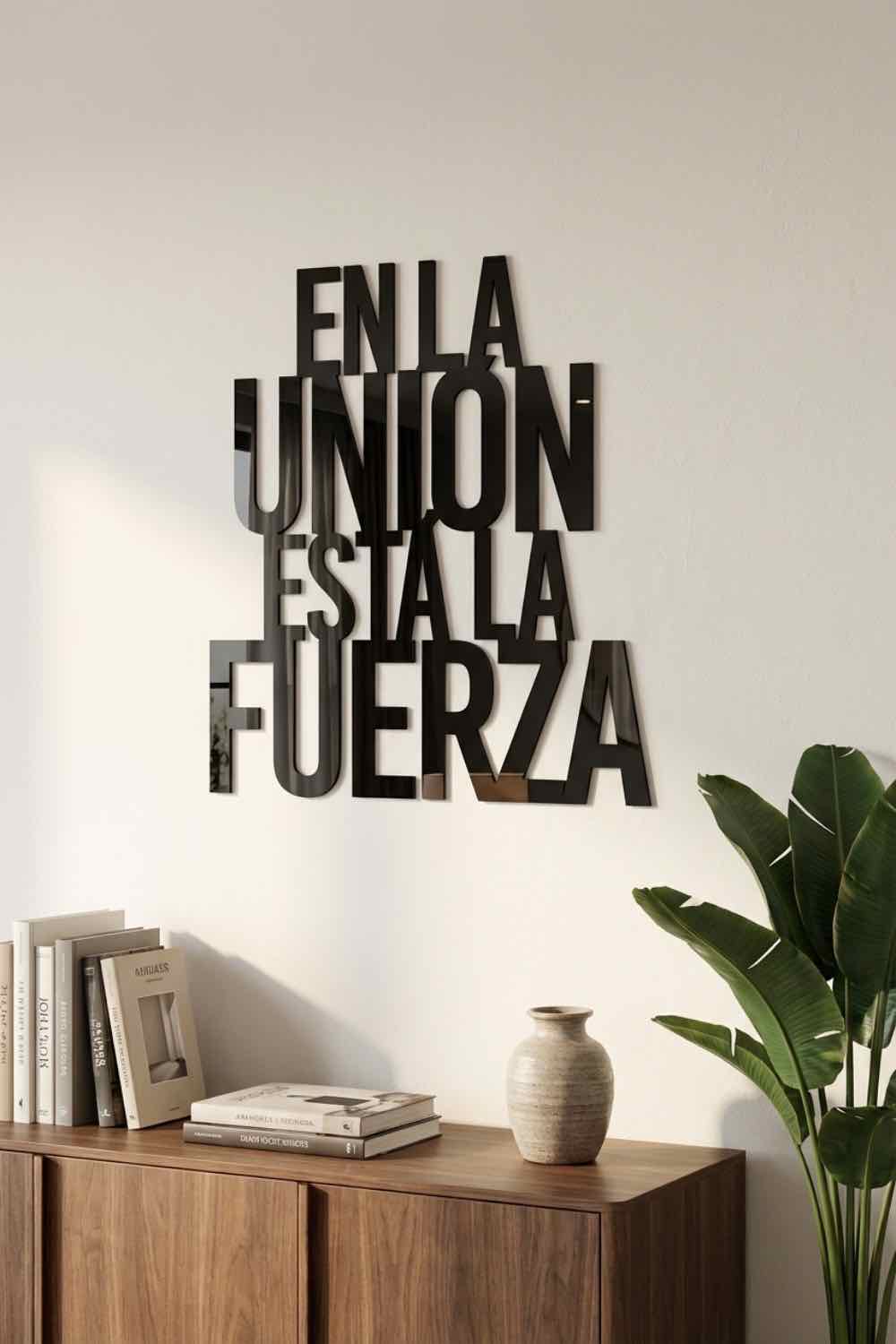 En la unión está la fuerza - Cuadro decorativo | Cortayrecorta.es