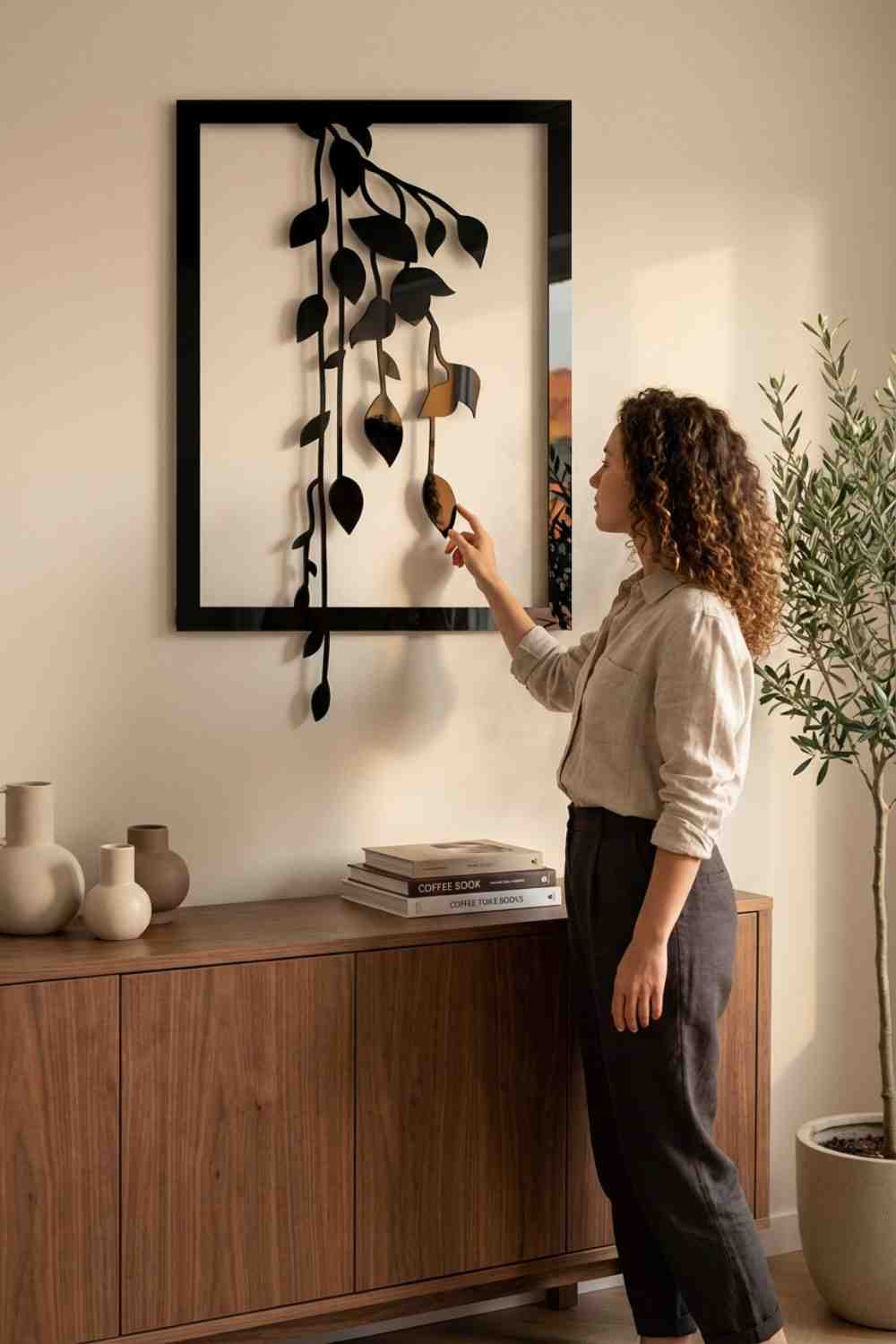 Plantas Colgando - Cuadro decorativo | Cortayrecorta.es