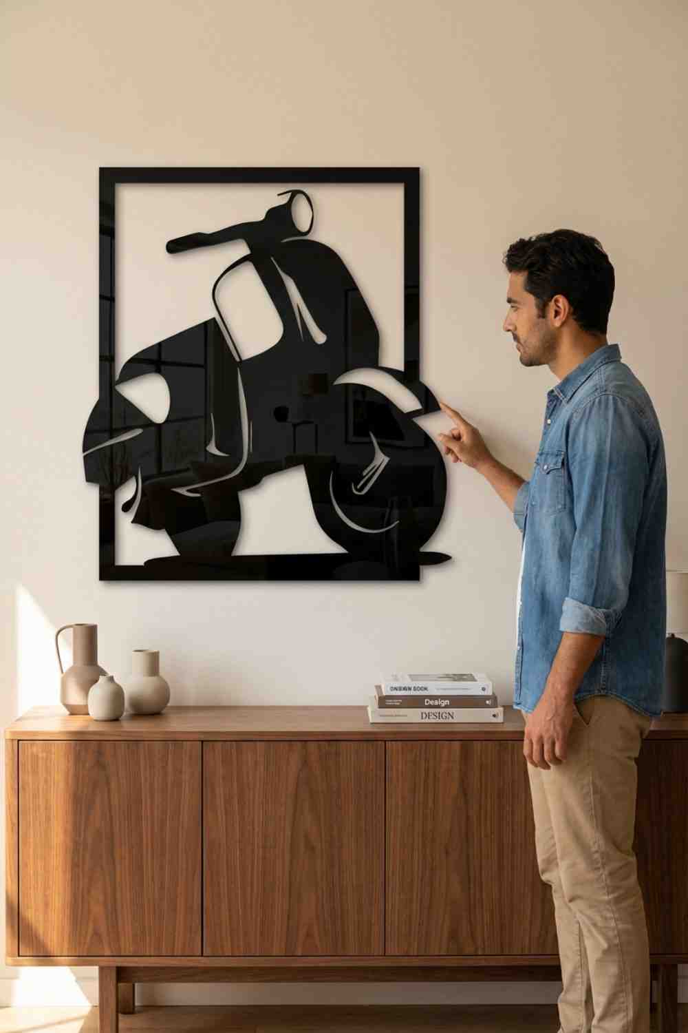 Vespa - Cuadro decorativo | Cortayrecorta.es