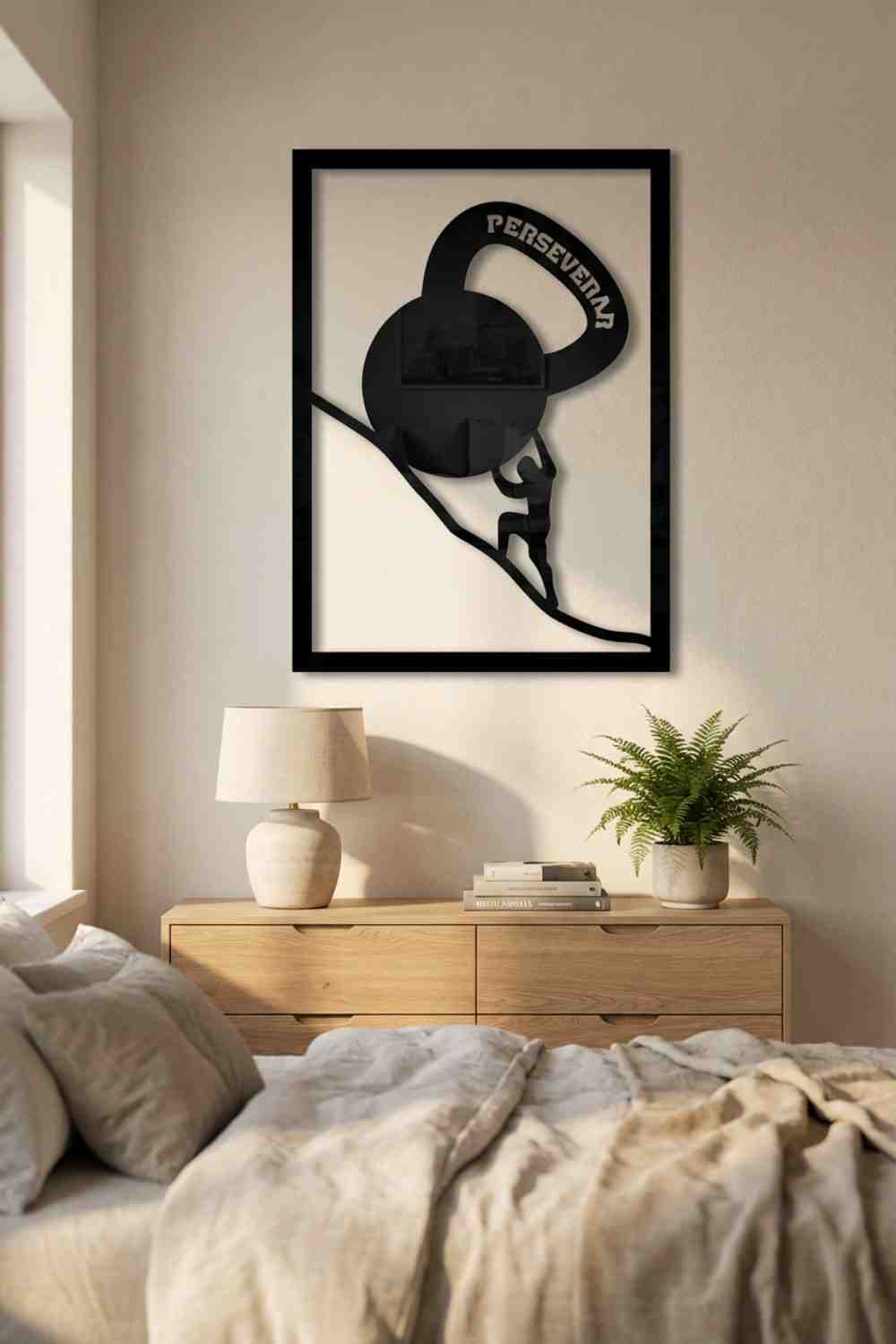 Perseverar - Cuadro decorativo | Cortayrecorta.es