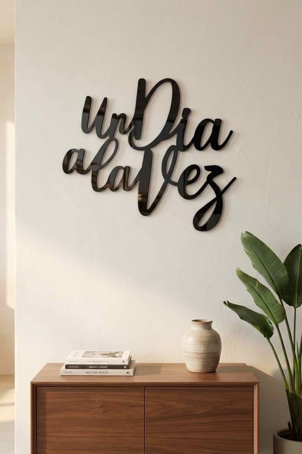 Un día a la vez - Cuadro decorativo | Cortayrecorta.es