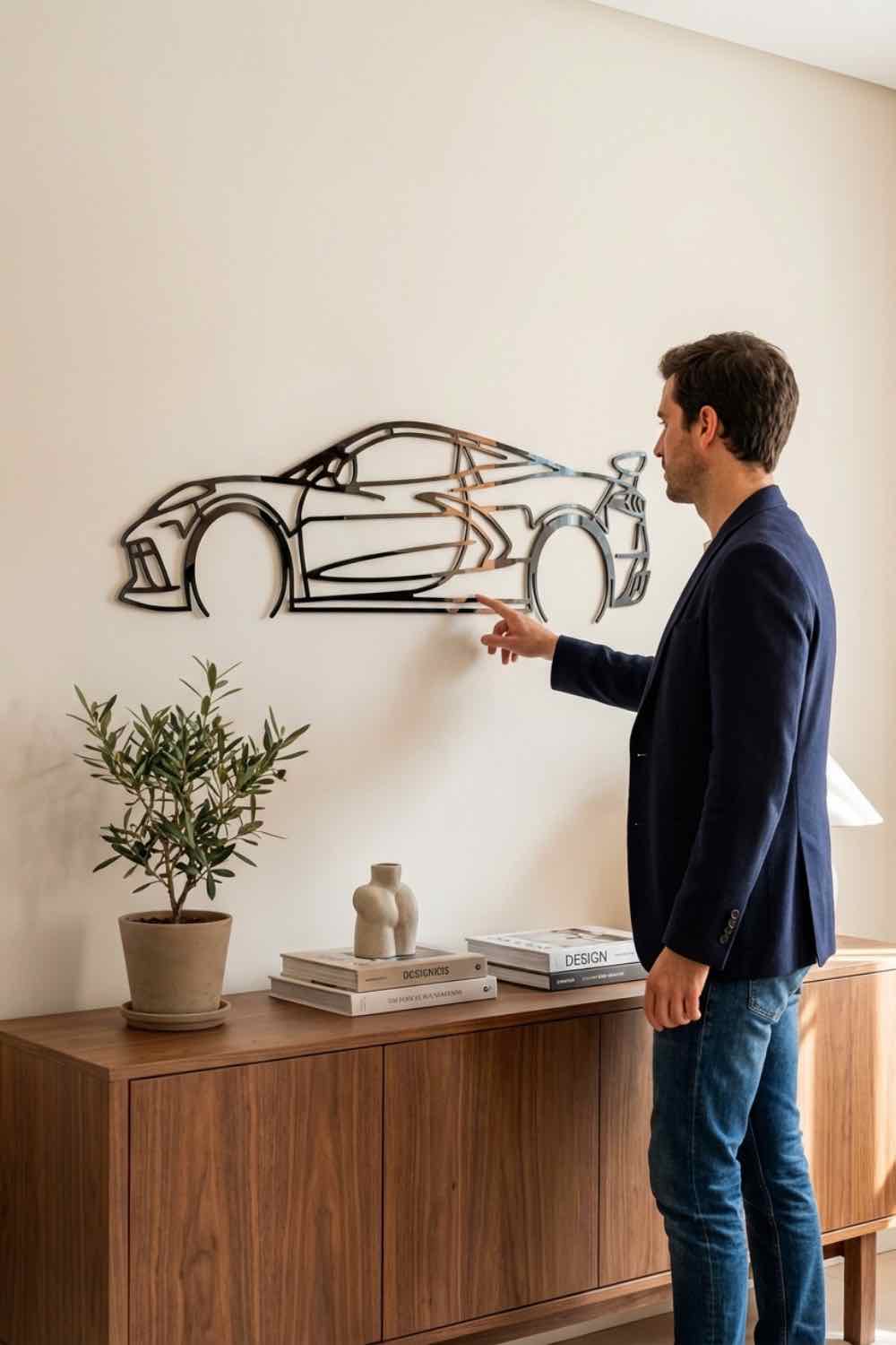 Corvette C8 Htc Detailed - Cuadro decorativo | Cortayrecorta.es