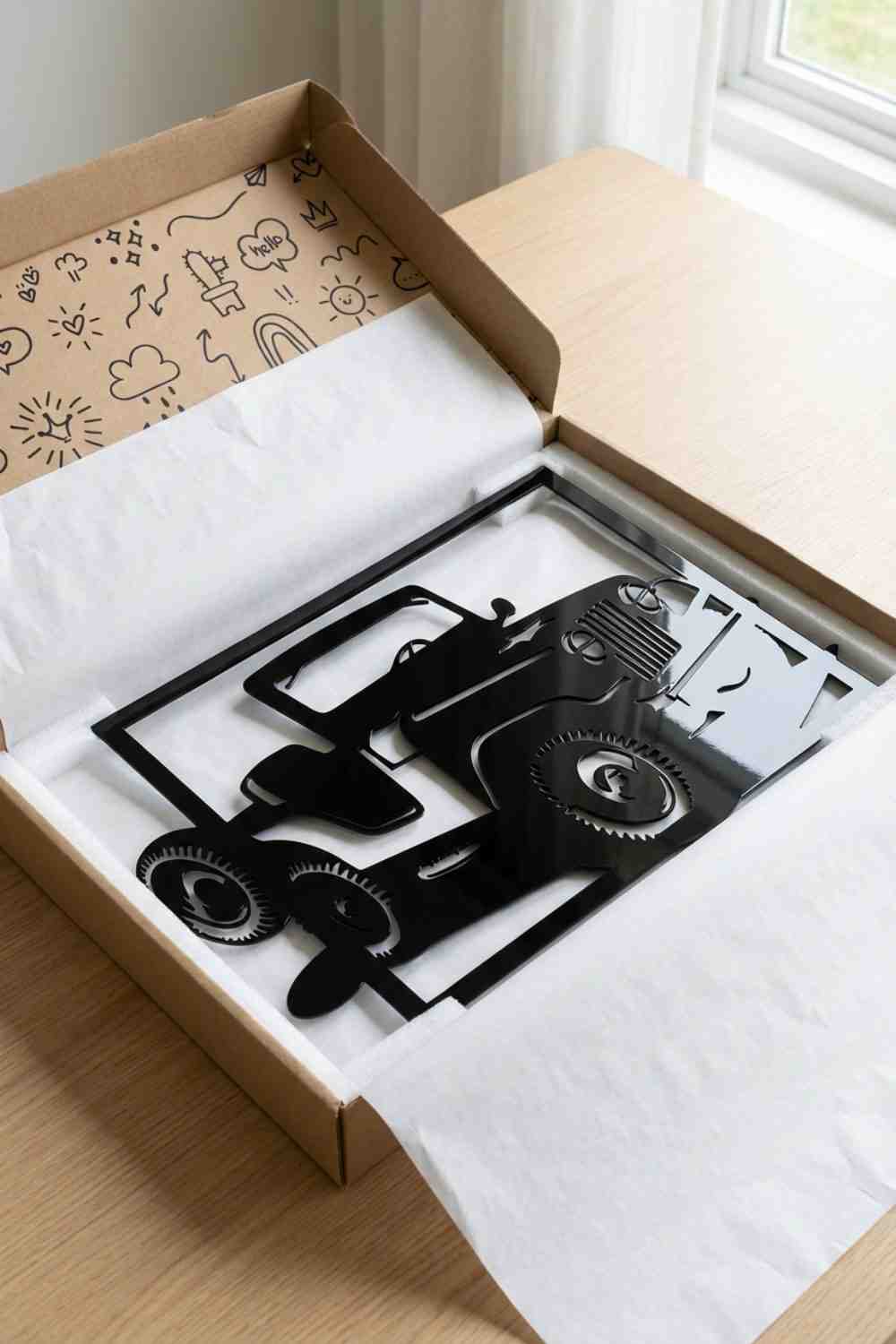 Jeep Willys - Cuadro decorativo | Cortayrecorta.es