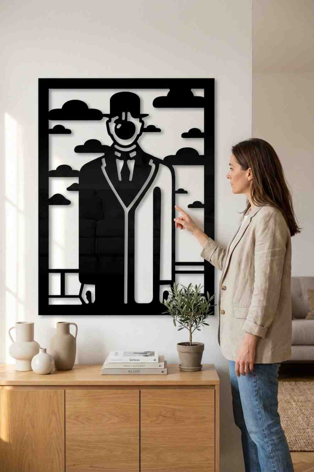 El Hijo Del Hombre - Cuadro decorativo | Cortayrecorta.es