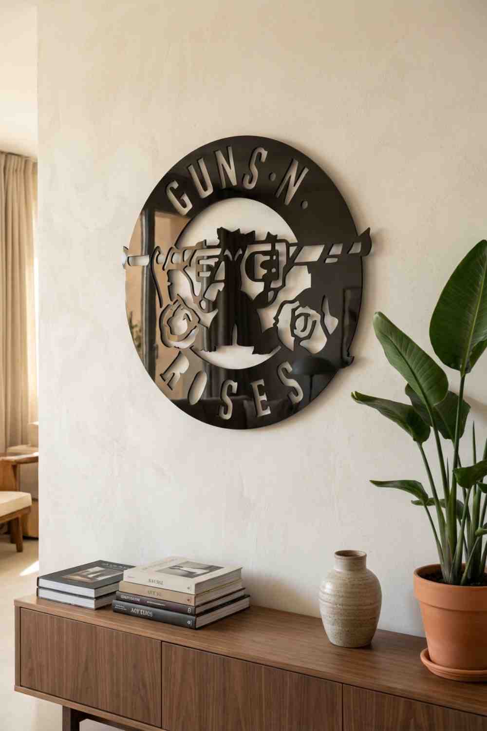 Guns And Roses - Cuadro decorativo | Cortayrecorta.es