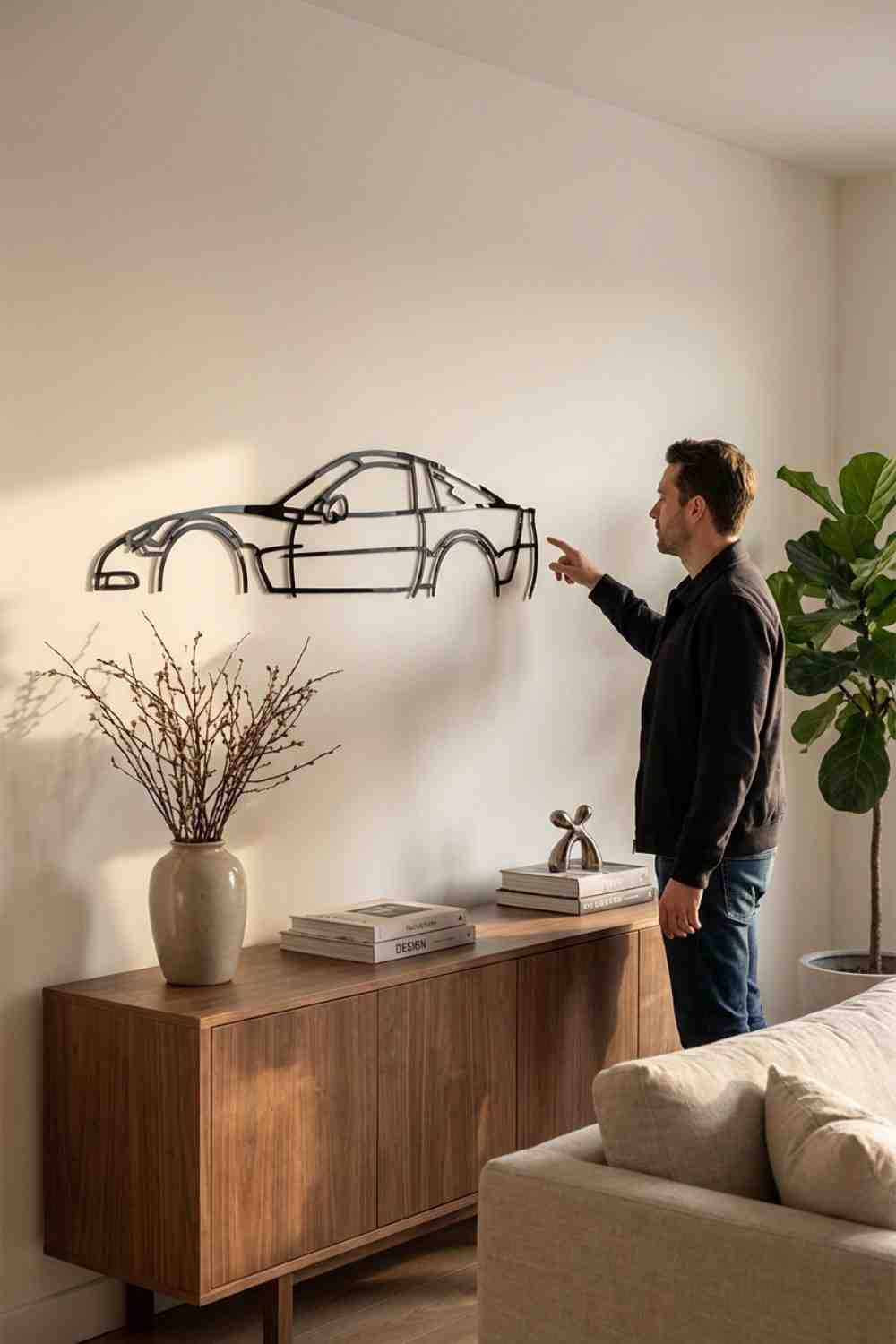 Corvette C5 - Cuadro decorativo | Cortayrecorta.es