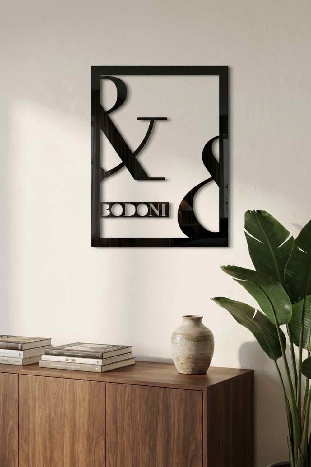 Bodoni - Cuadro decorativo | Cortayrecorta.es