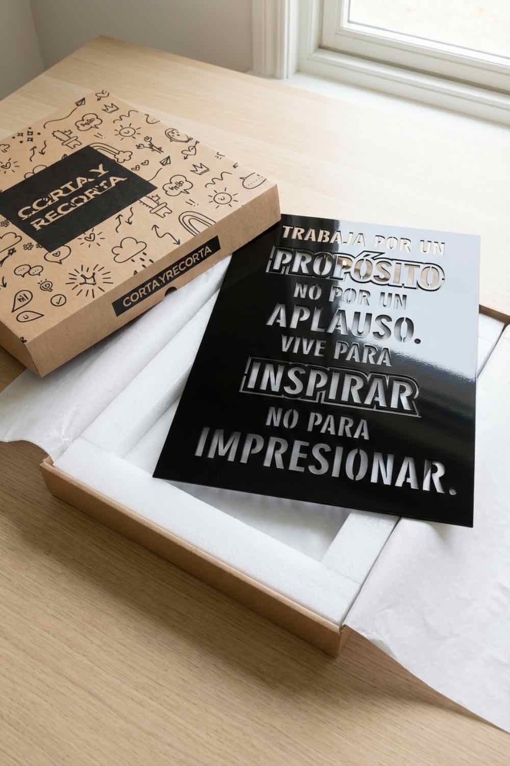 Trabaja por un propósito - Cuadro decorativo | Cortayrecorta.es