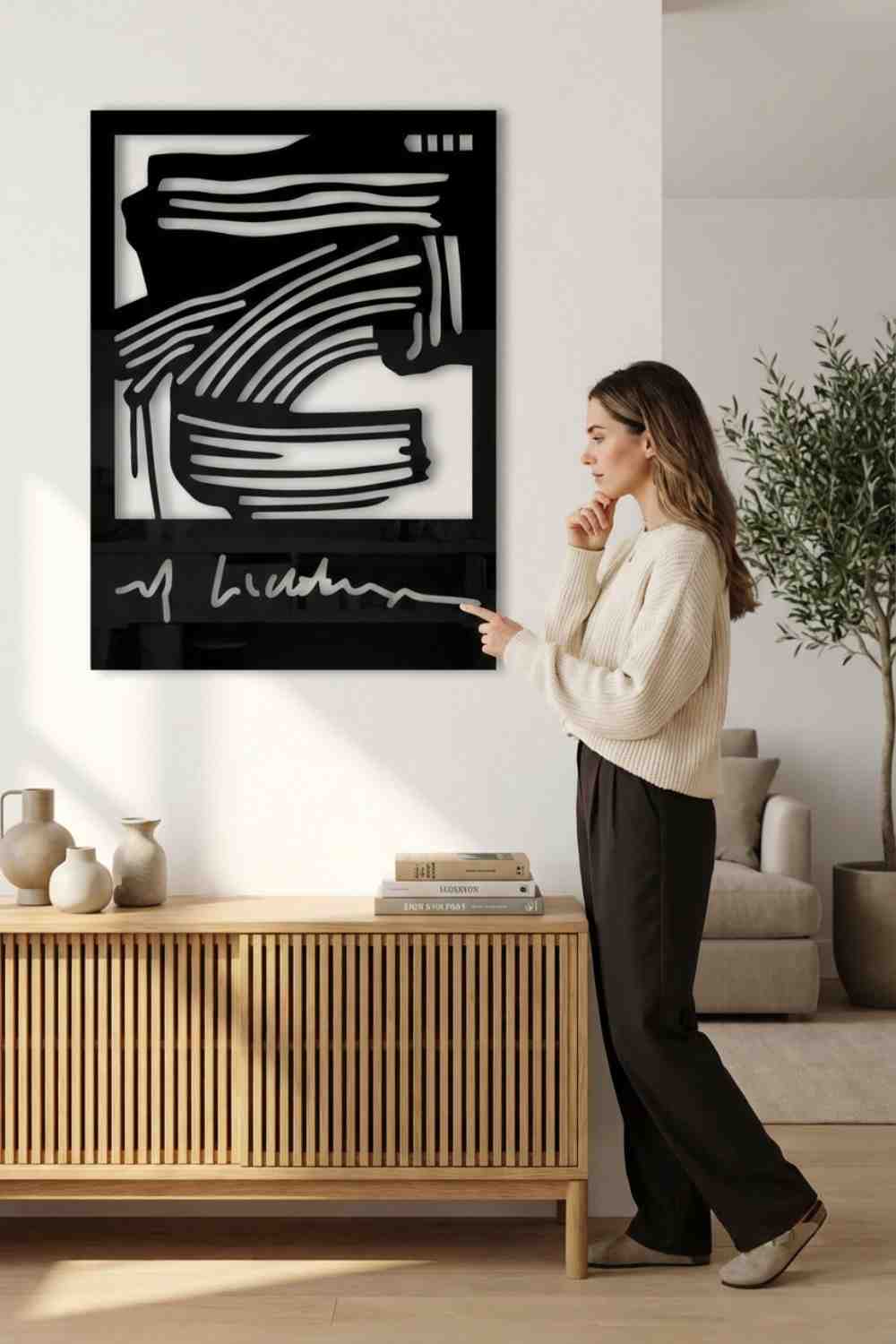Trazo De Pintura - Lichtenstein - Cuadro decorativo | Cortayrecorta.es