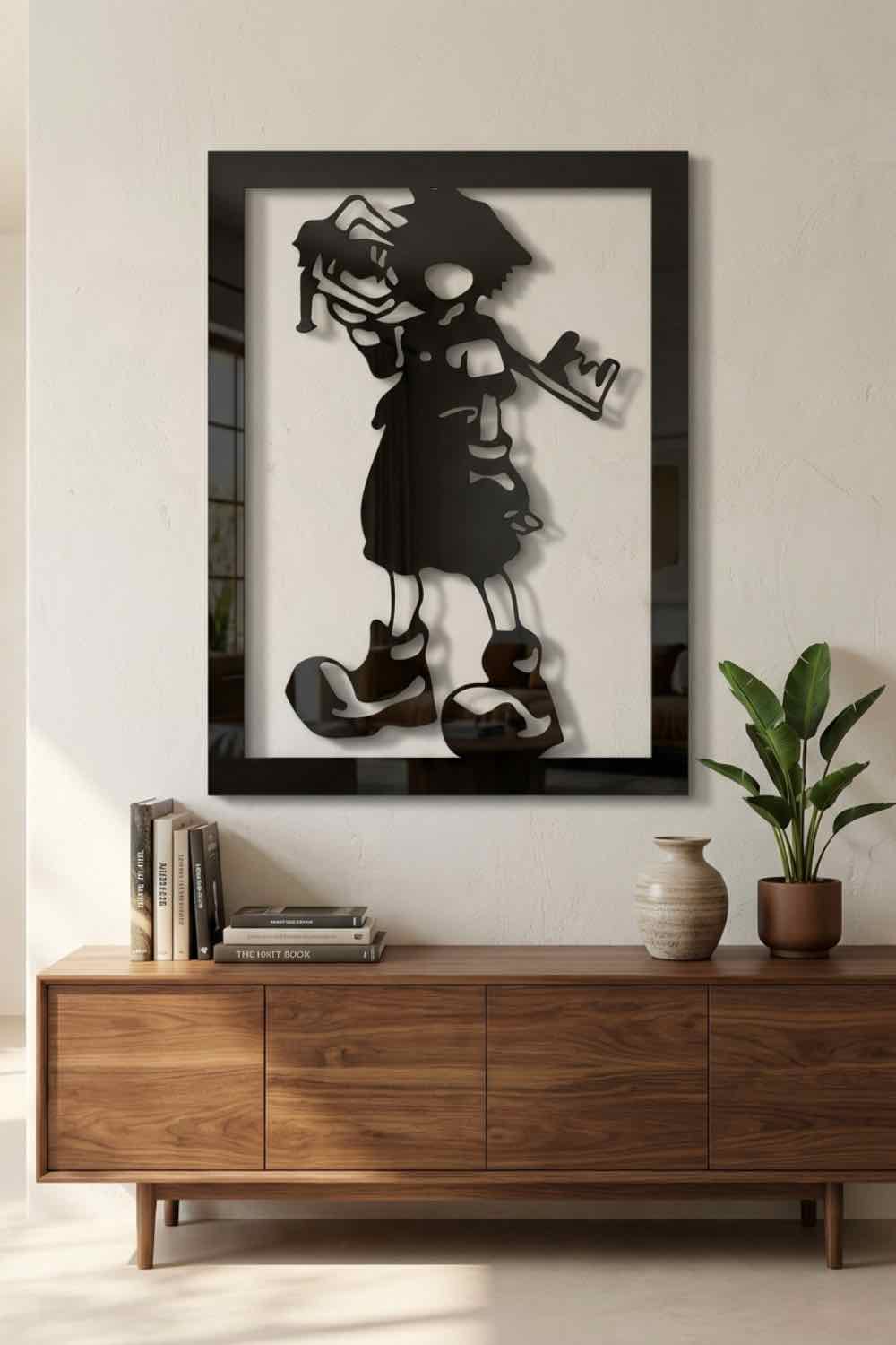 Kingdom Hearts 1 Sora - Cuadro decorativo | Cortayrecorta.es