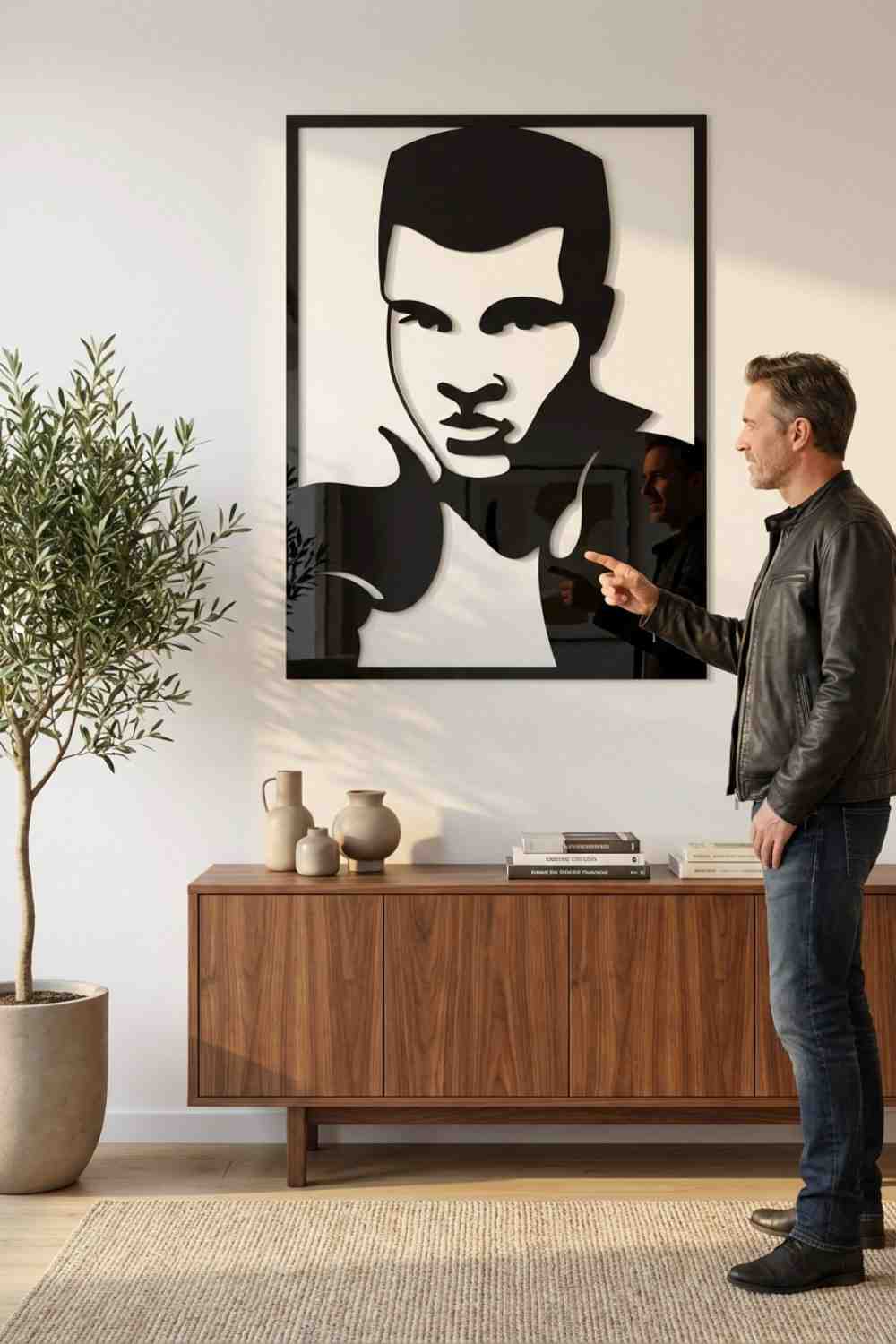 Muhammad Ali - Cuadro decorativo | Cortayrecorta.es