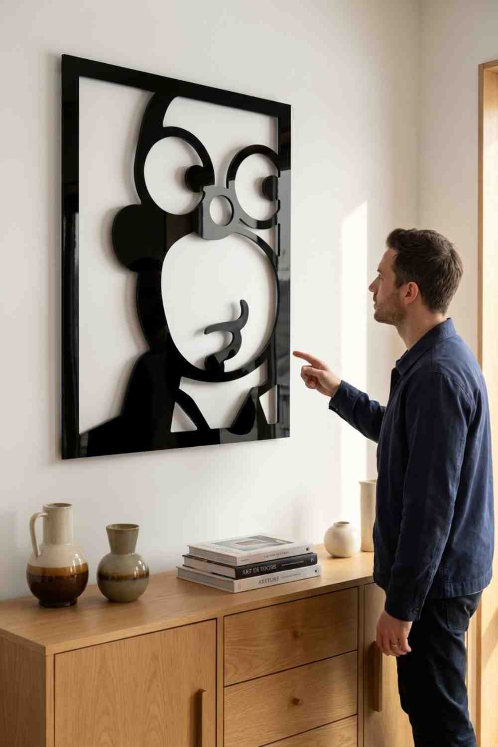 Homer Simpson - Cuadro decorativo | Cortayrecorta.es