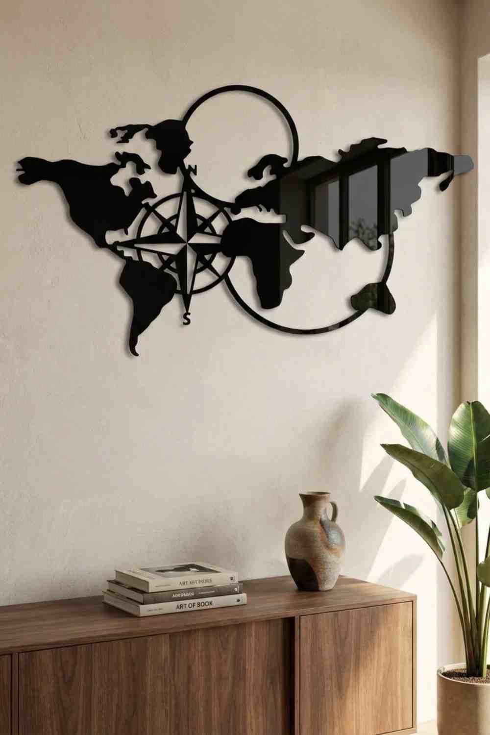 World map - Cuadro decorativo | Cortayrecorta.es
