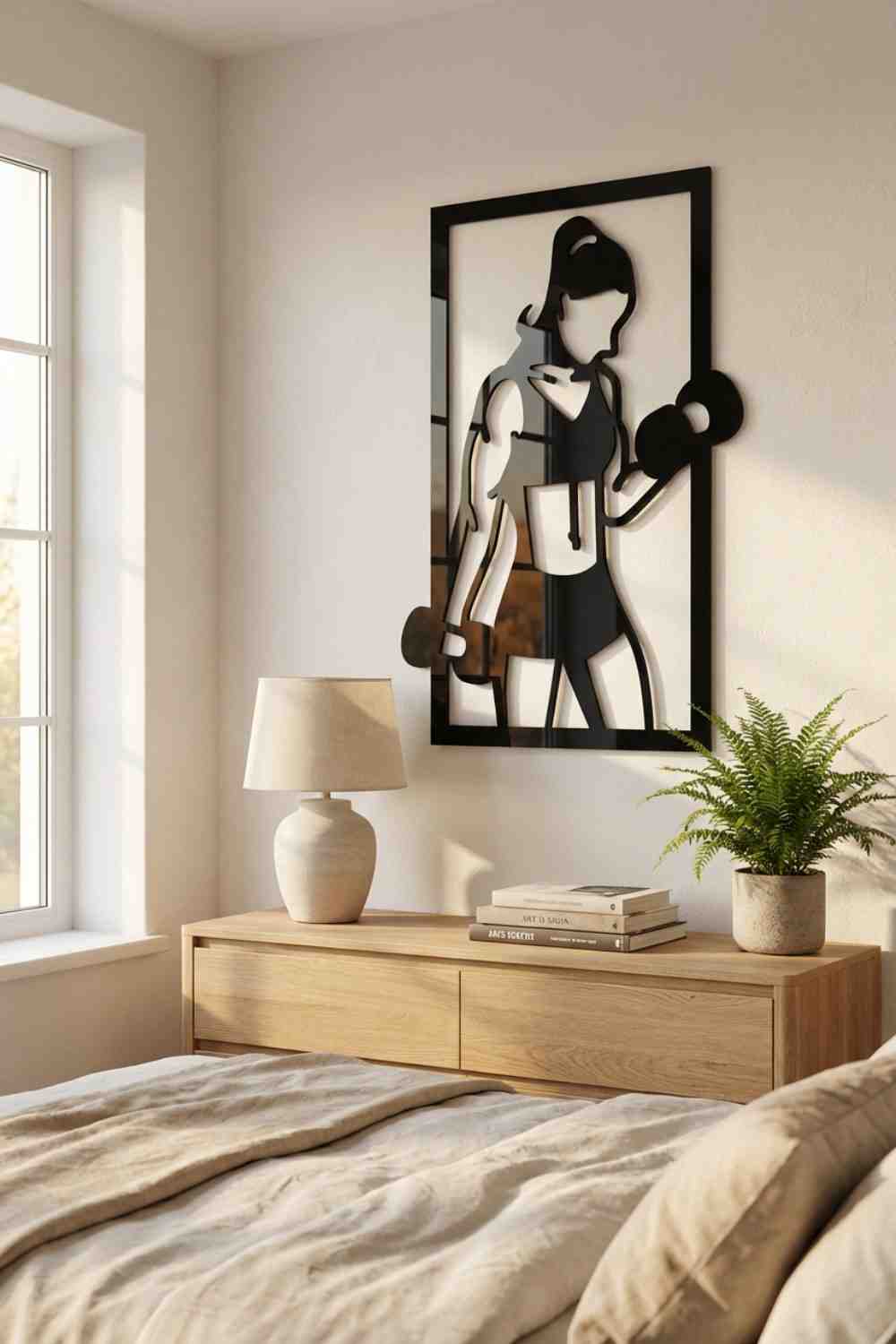 Chica fitness - Cuadro decorativo | Cortayrecorta.es