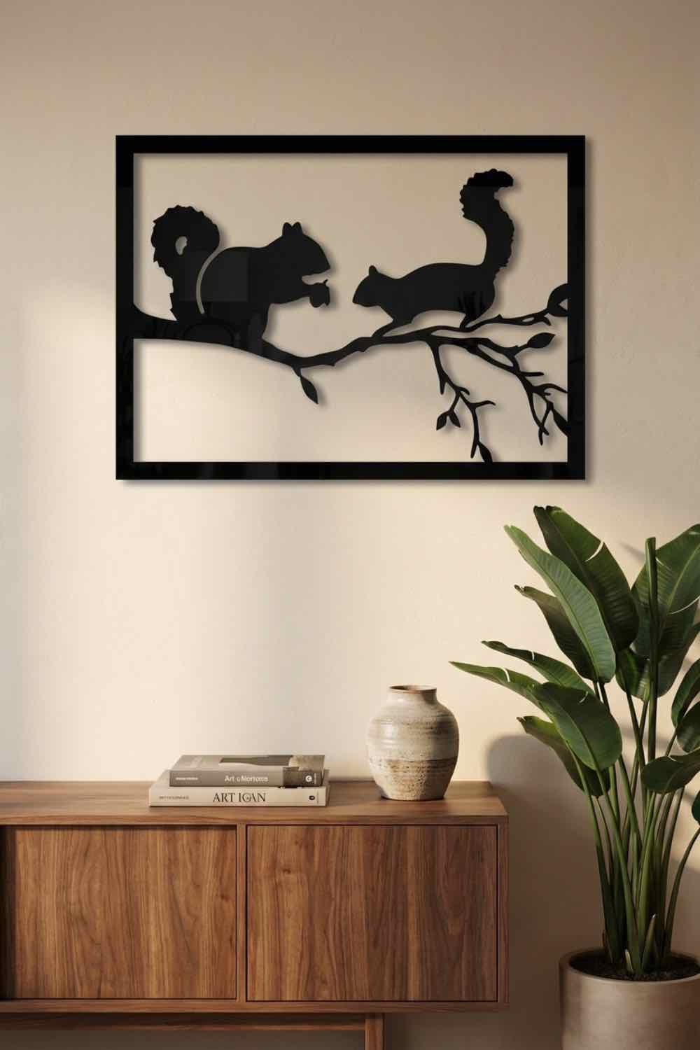 Squirrels In The Tree