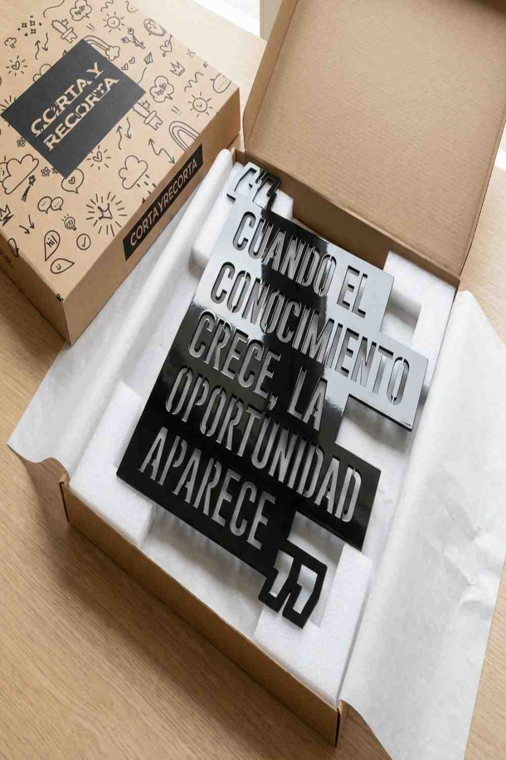El conocimiento - Cuadro decorativo | Cortayrecorta.es