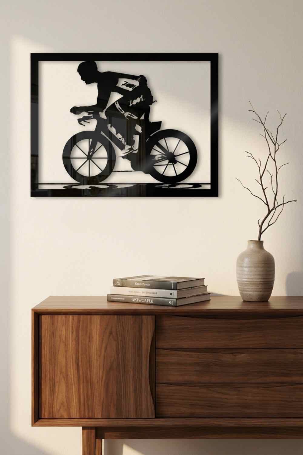 Triatleta - Cuadro decorativo | Cortayrecorta.es