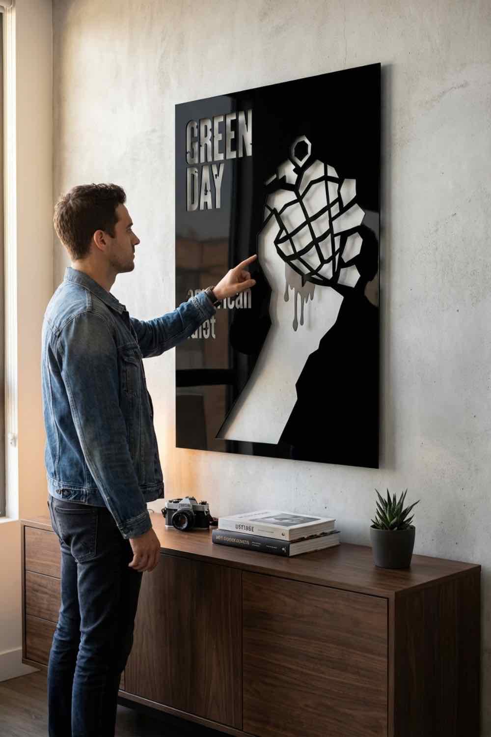 Green Day - Cuadro decorativo | Cortayrecorta.es