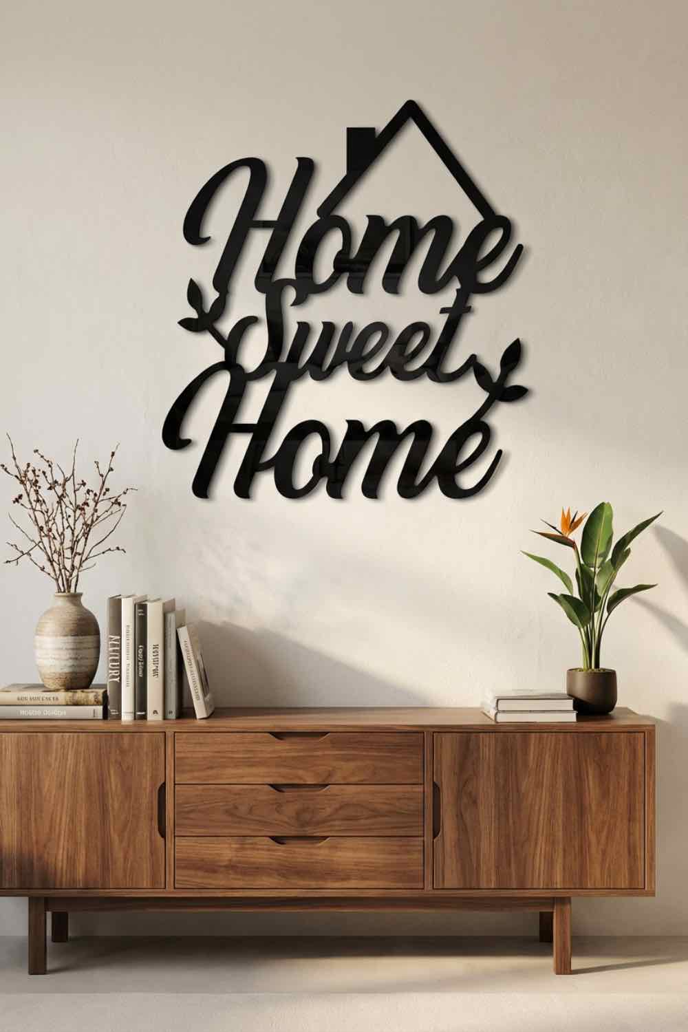 Home sweet home - Cuadro decorativo | Cortayrecorta.es