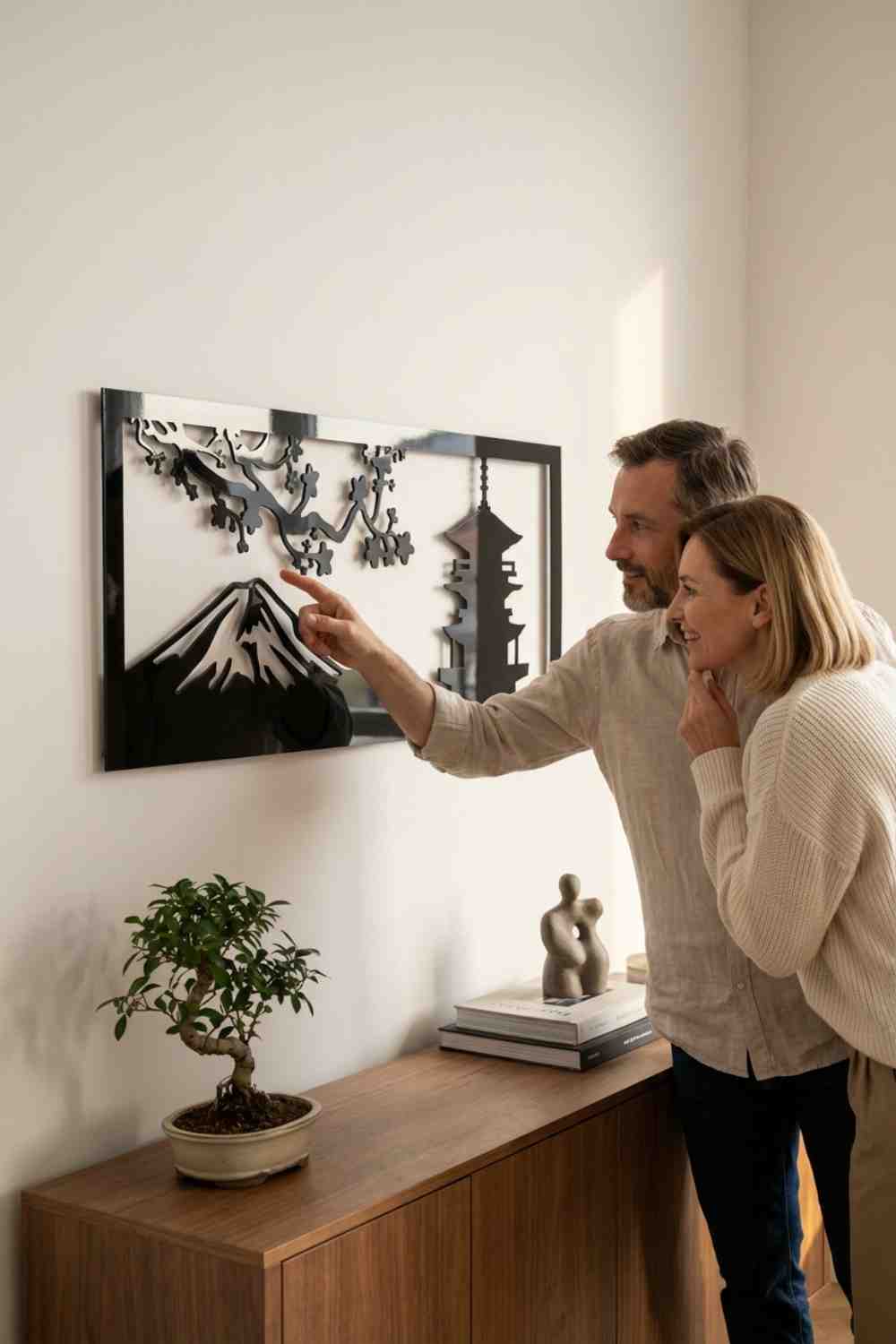 Monte Fuji - Cuadro decorativo | Cortayrecorta.es