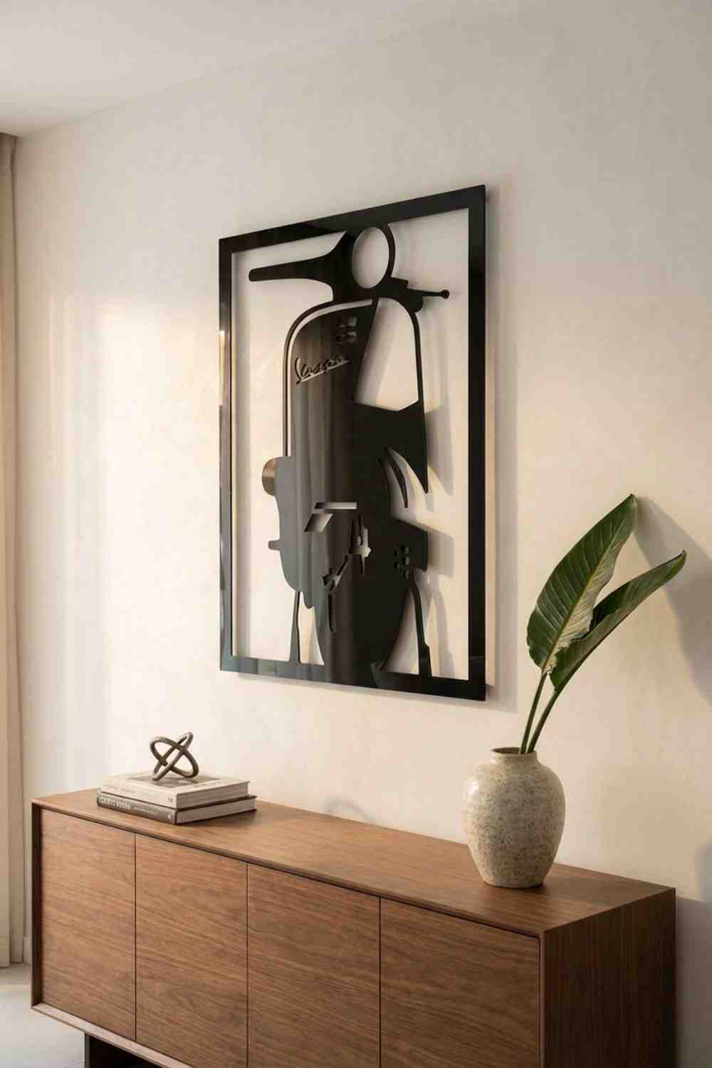 Frontal De Mi Vespa - Cuadro decorativo | Cortayrecorta.es