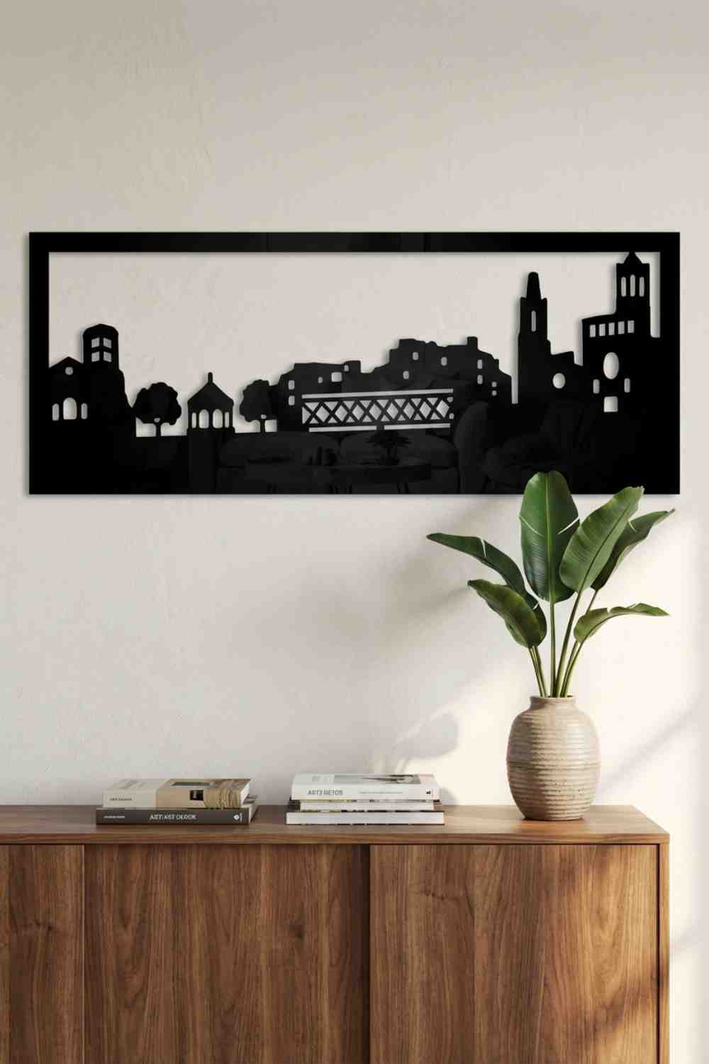 Girona - Cuadro decorativo | Cortayrecorta.es