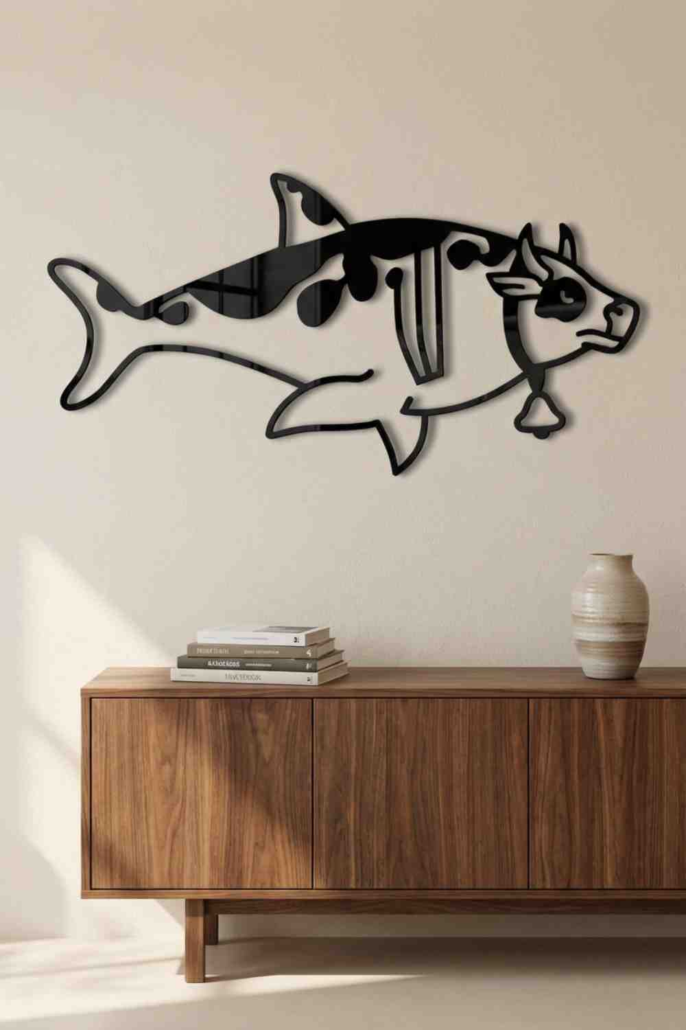 Tiburon Vaca - Cuadro decorativo | Cortayrecorta.es